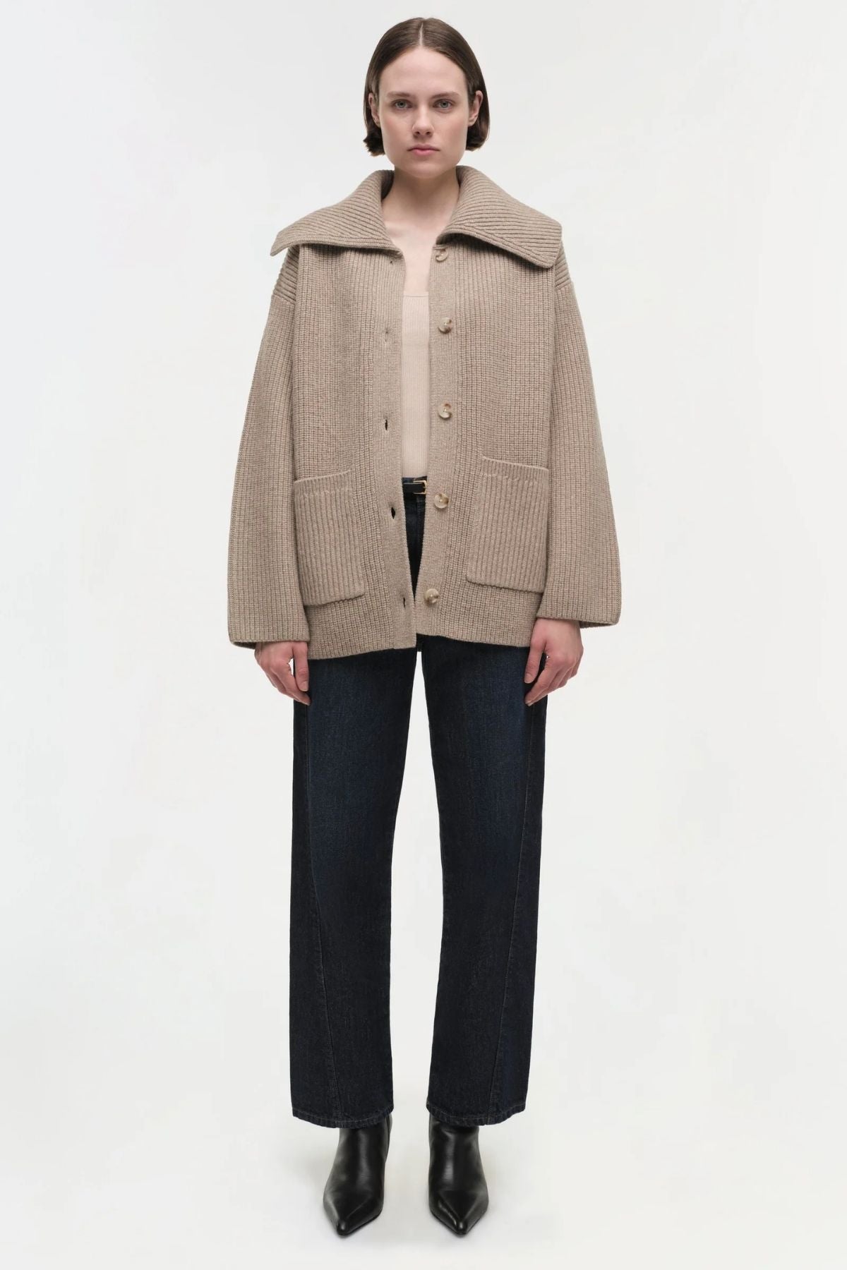 Simkhai Hollie Cardigan - Oat