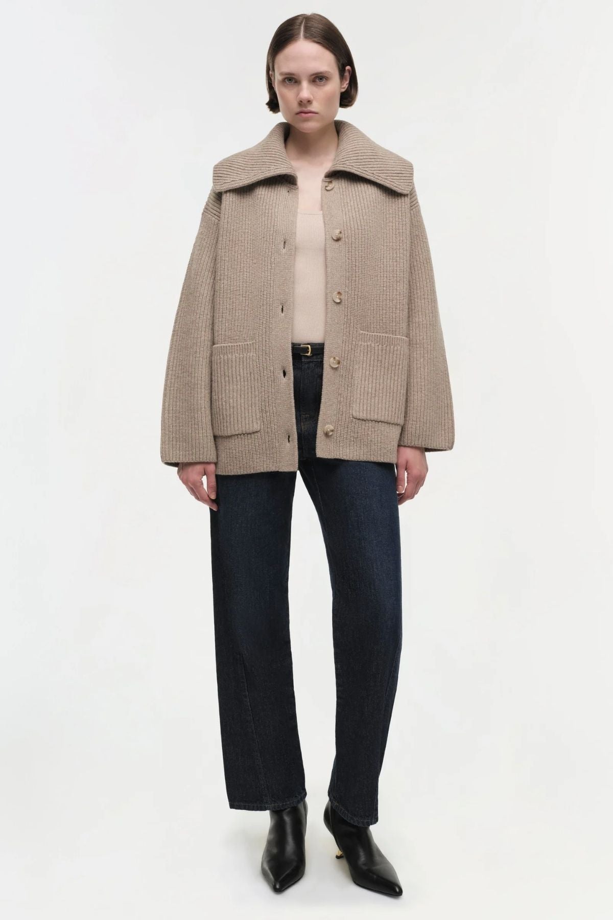 Simkhai Hollie Cardigan - Oat