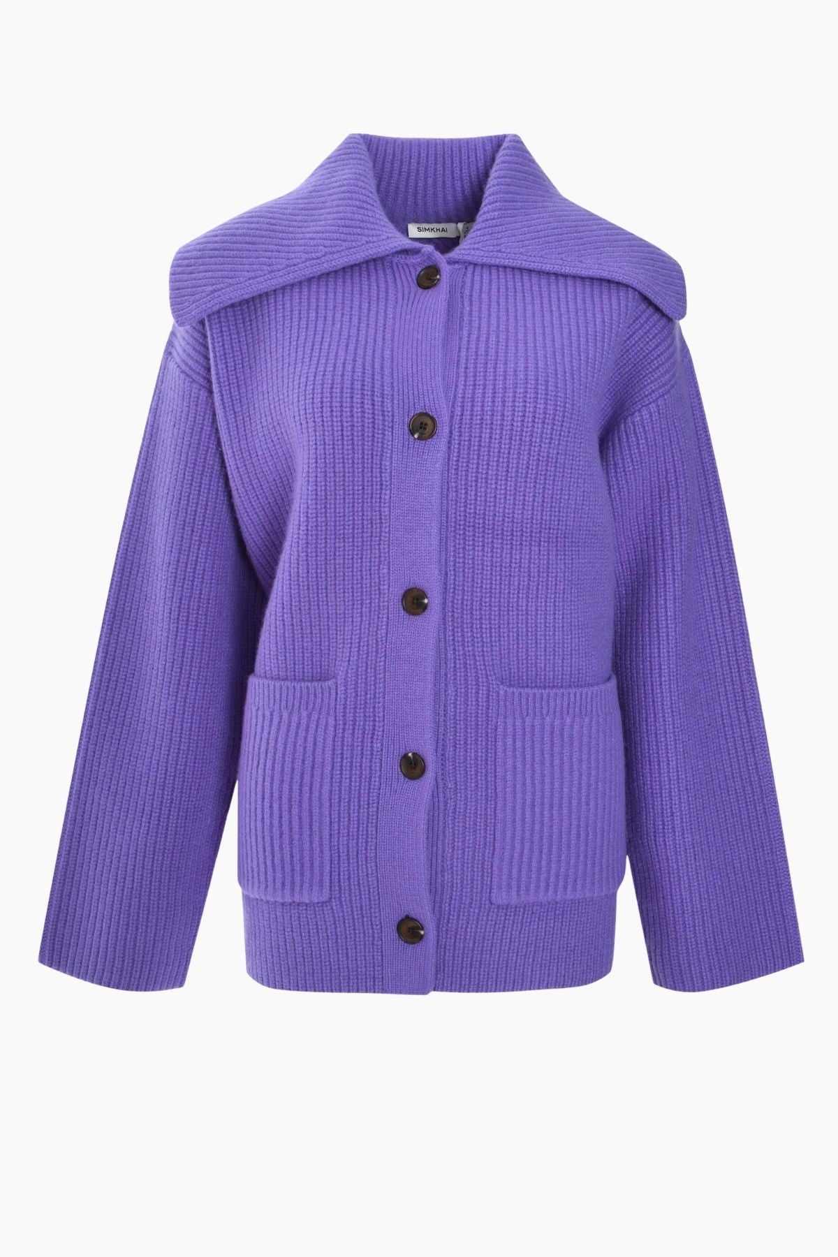 SIMKHAI Hollie Cardigan - Ultraviolet