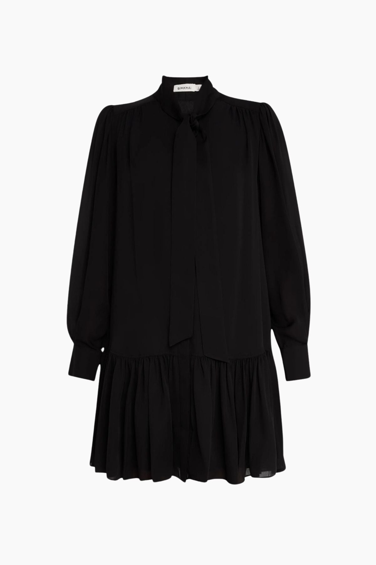 Simkhai Quince Long Sleeve Mini Dress - Black