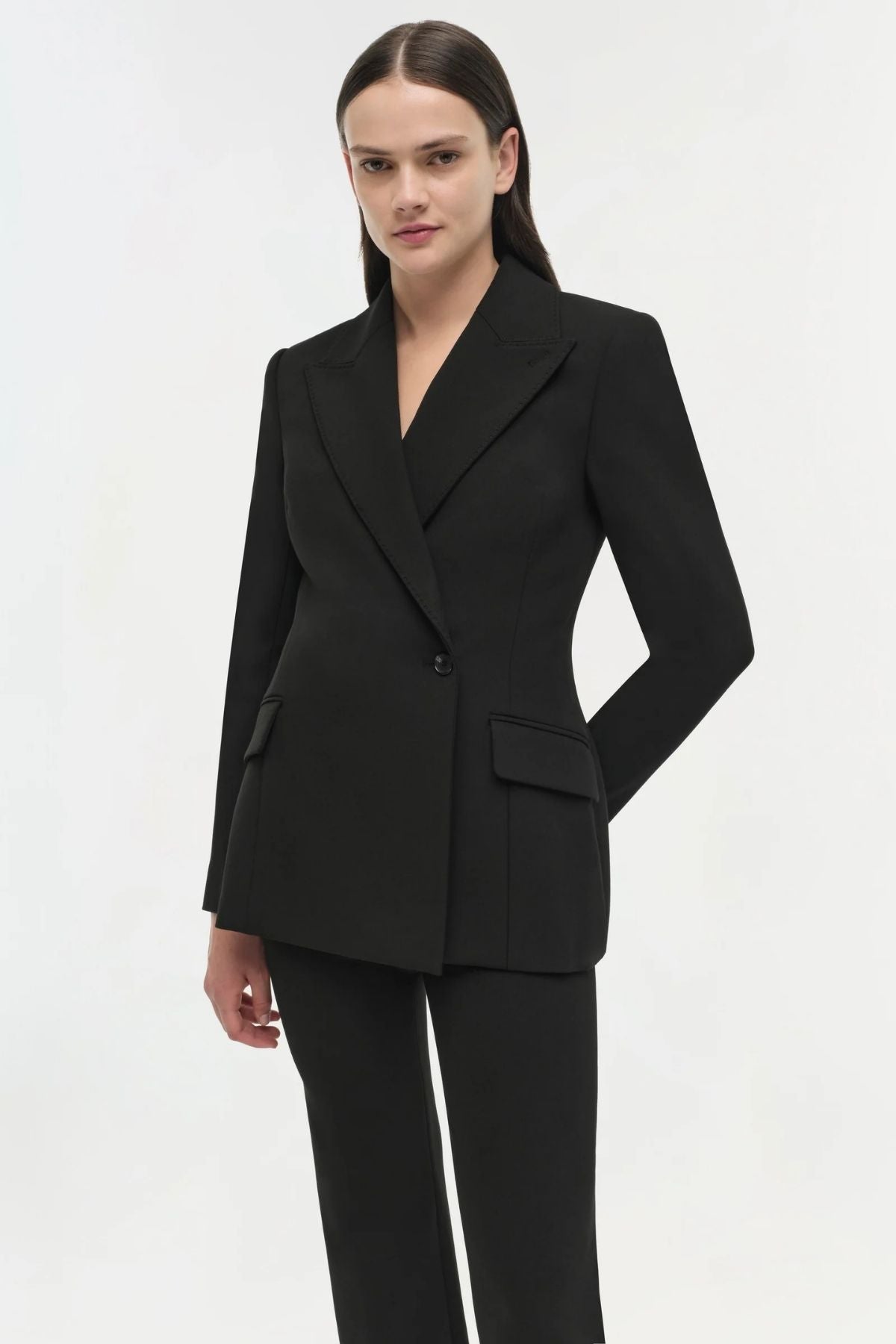 Simkhai Surabhi Hourglass Blazer - Black