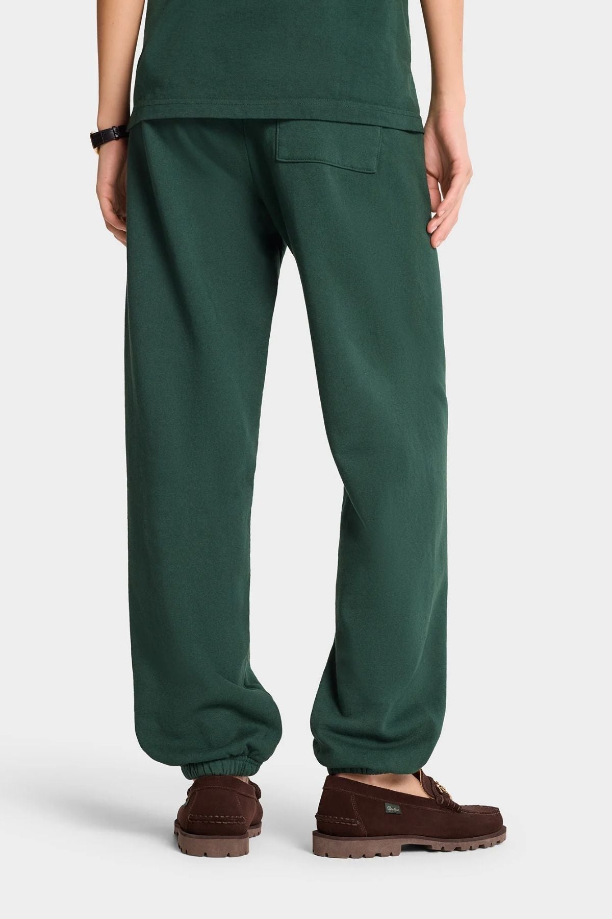 Sporty & Rich NY 94 Sweatpant - Forest/ Cream