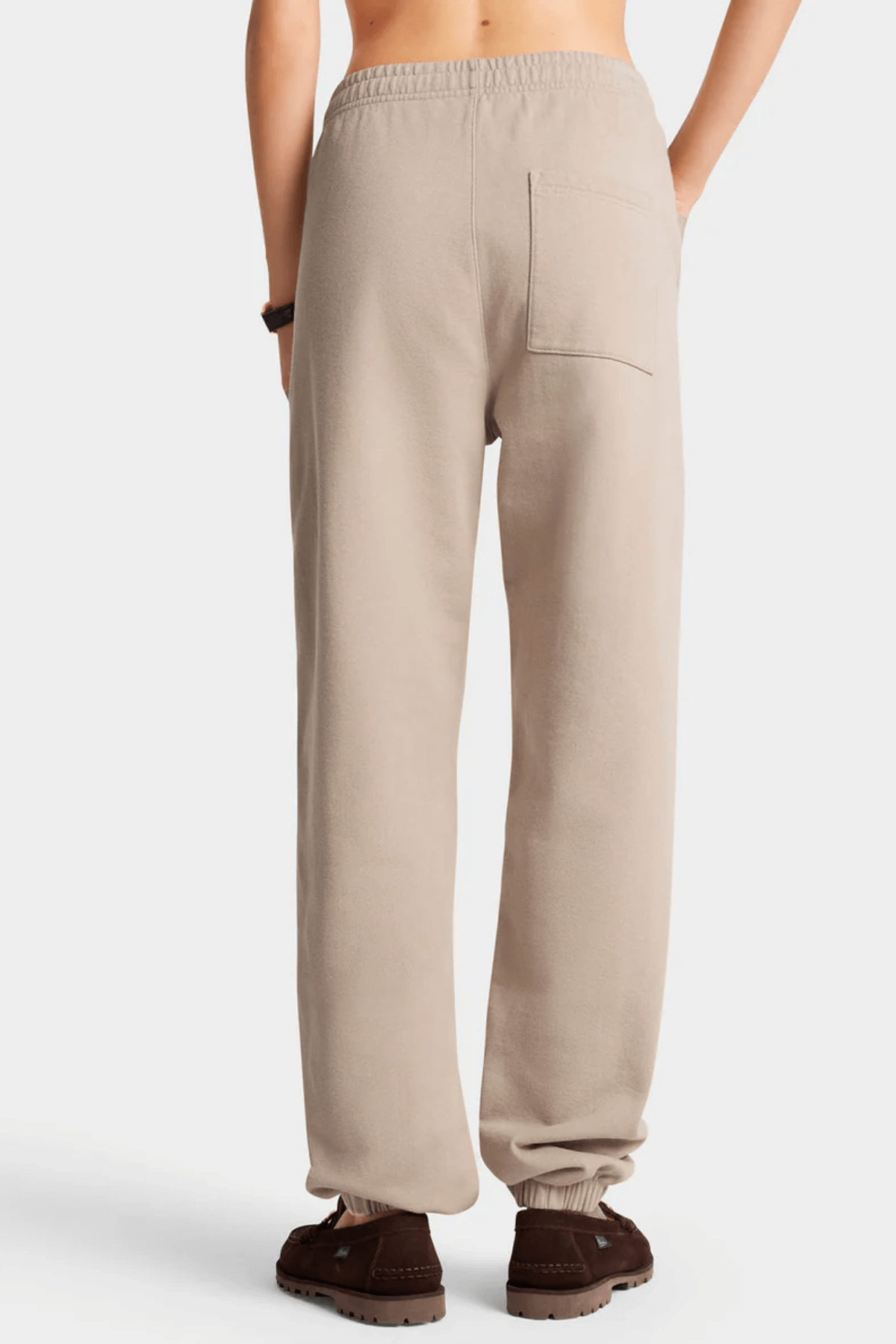 Sporty & Rich Athletic Club Sweatpant - Elephant/ White