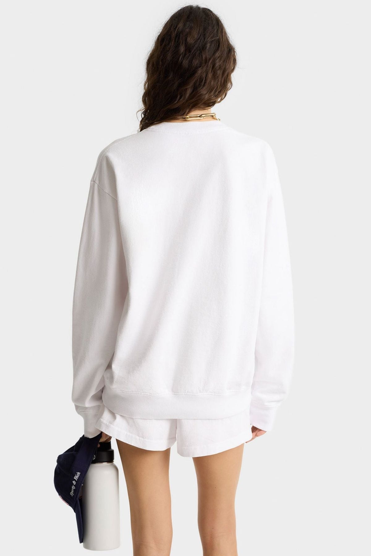Sporty & Rich California Emblem Crewneck - White