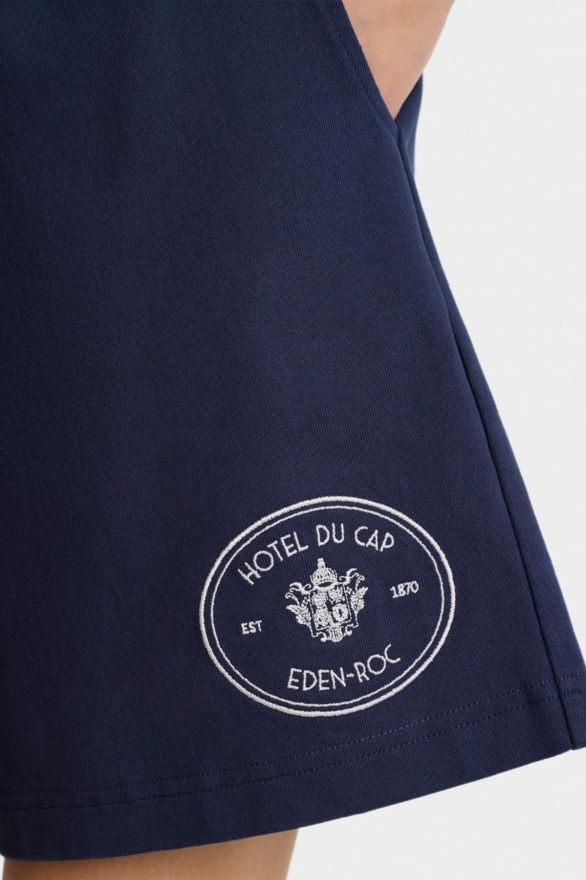 Sporty & Rich Eden Crest Gym Short - Dark Navy