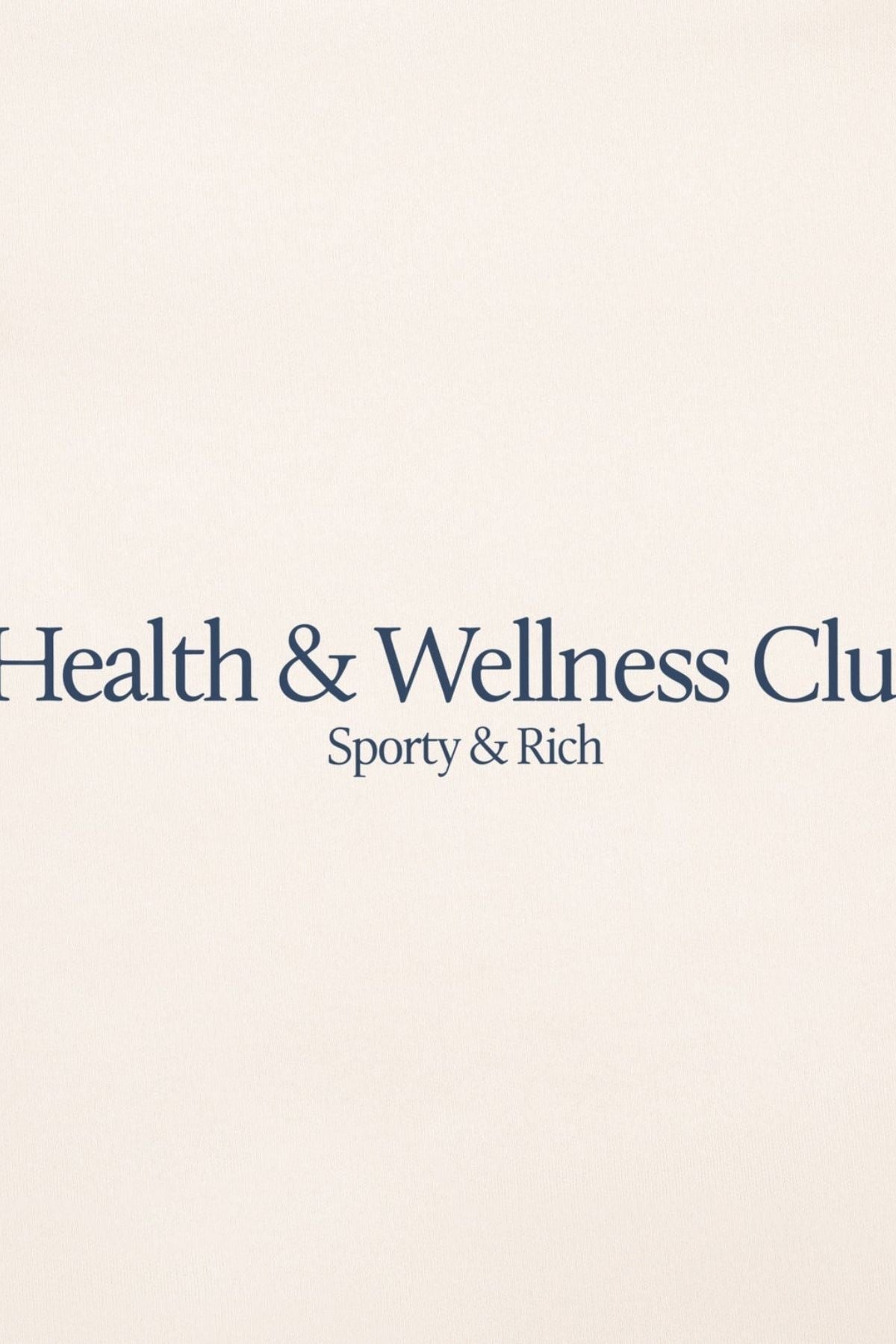 Sporty & Rich H&W Crest Sweatpant - Cream