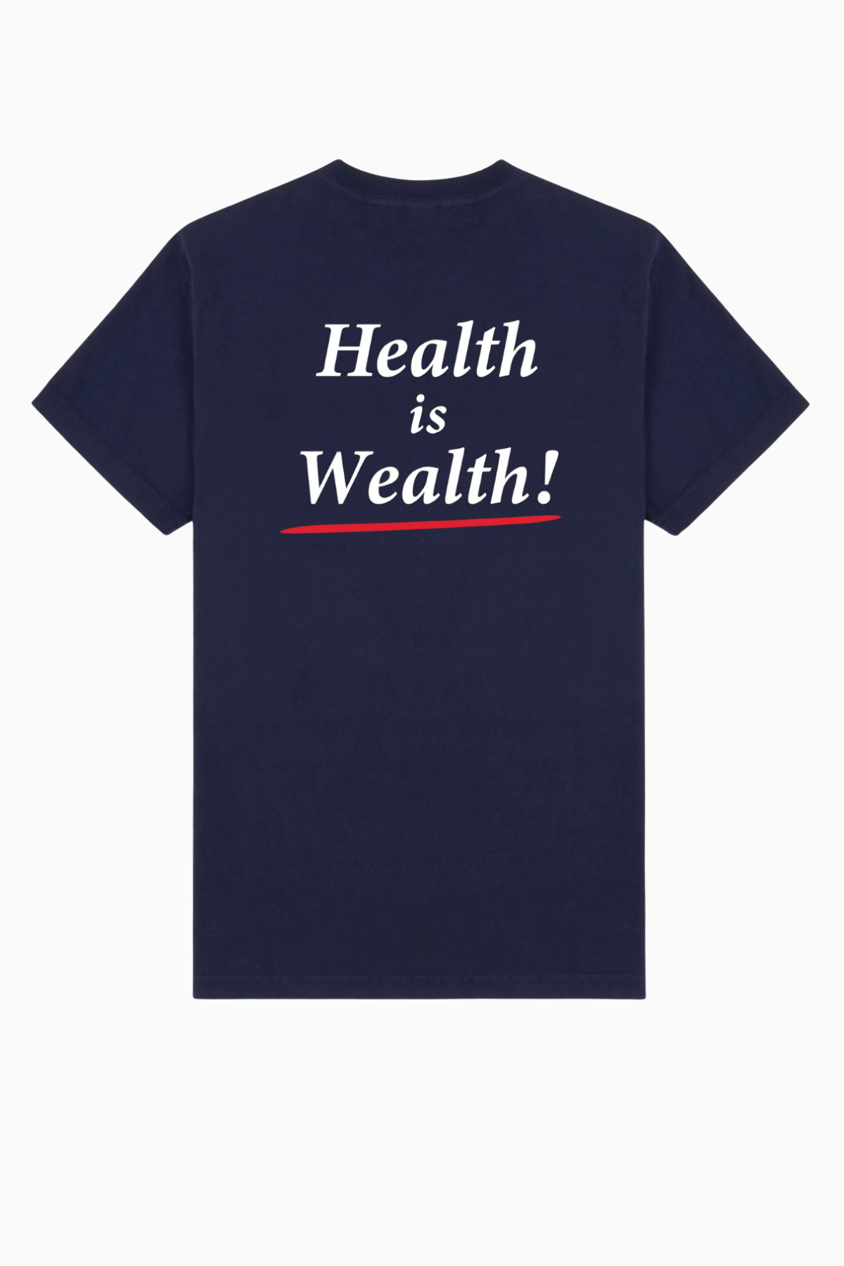Sporty & Rich Health is Wealth T-shirt - Dark Navy