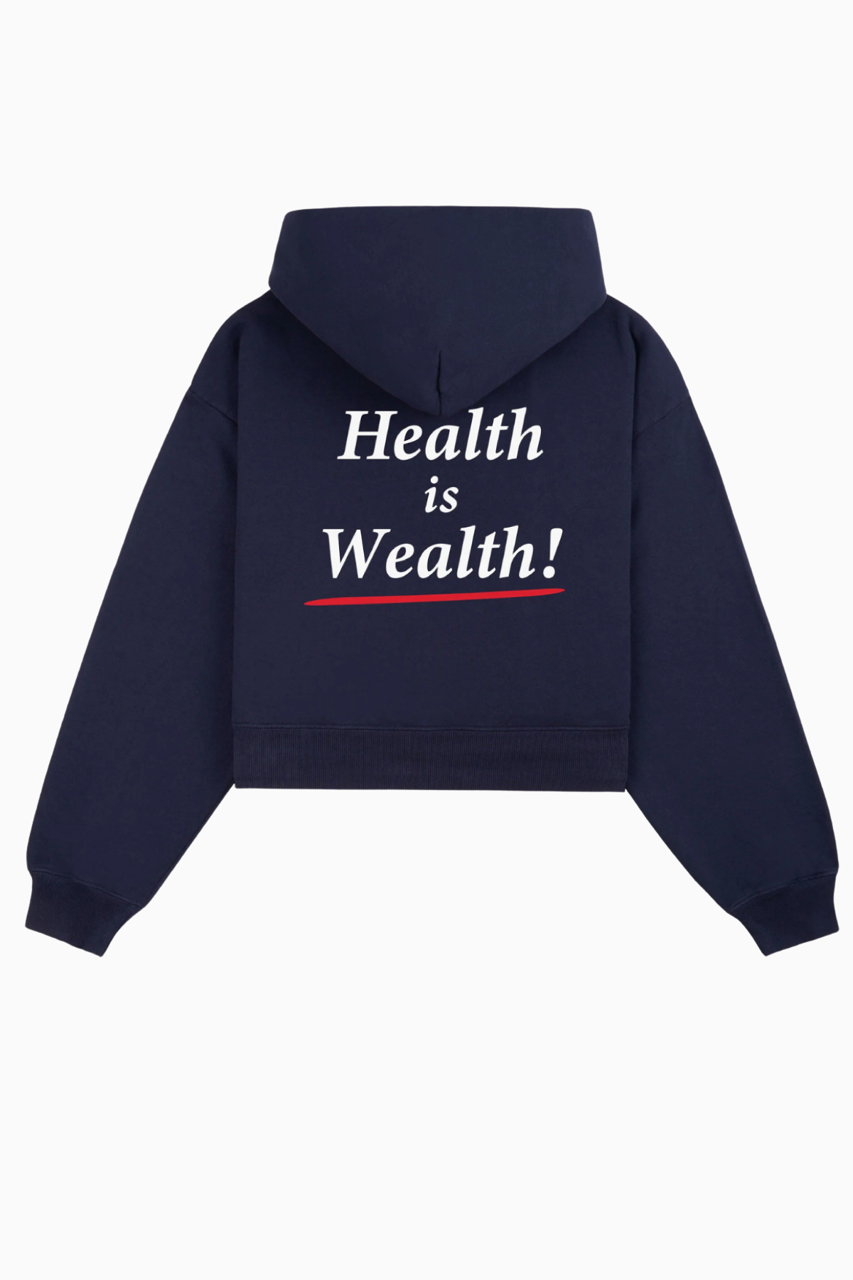 Sporty & Rich Health is Wealth Hoodie - Dark Navy
