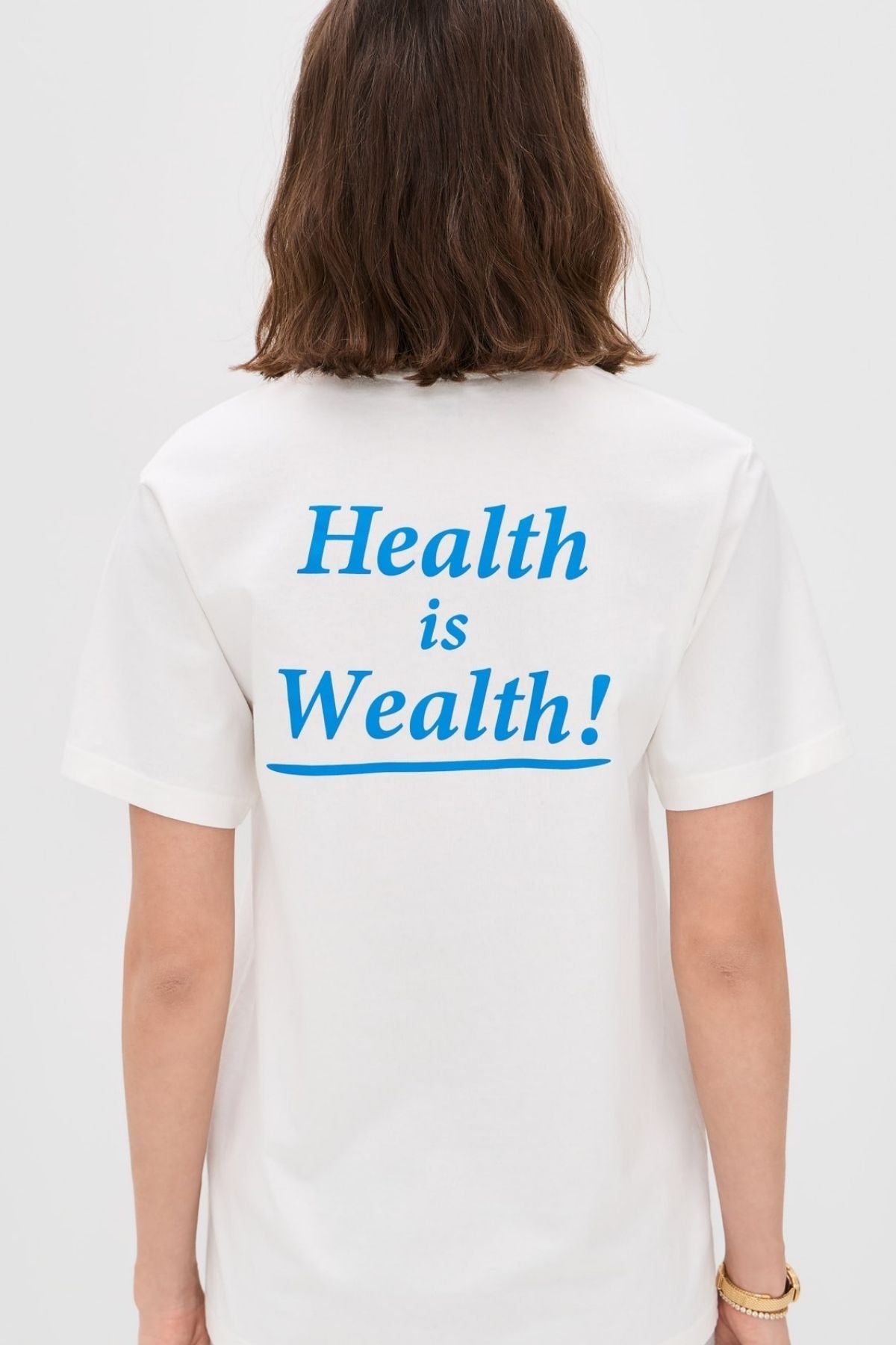Sporty & Rich Health is Wealth T-Shirt - White