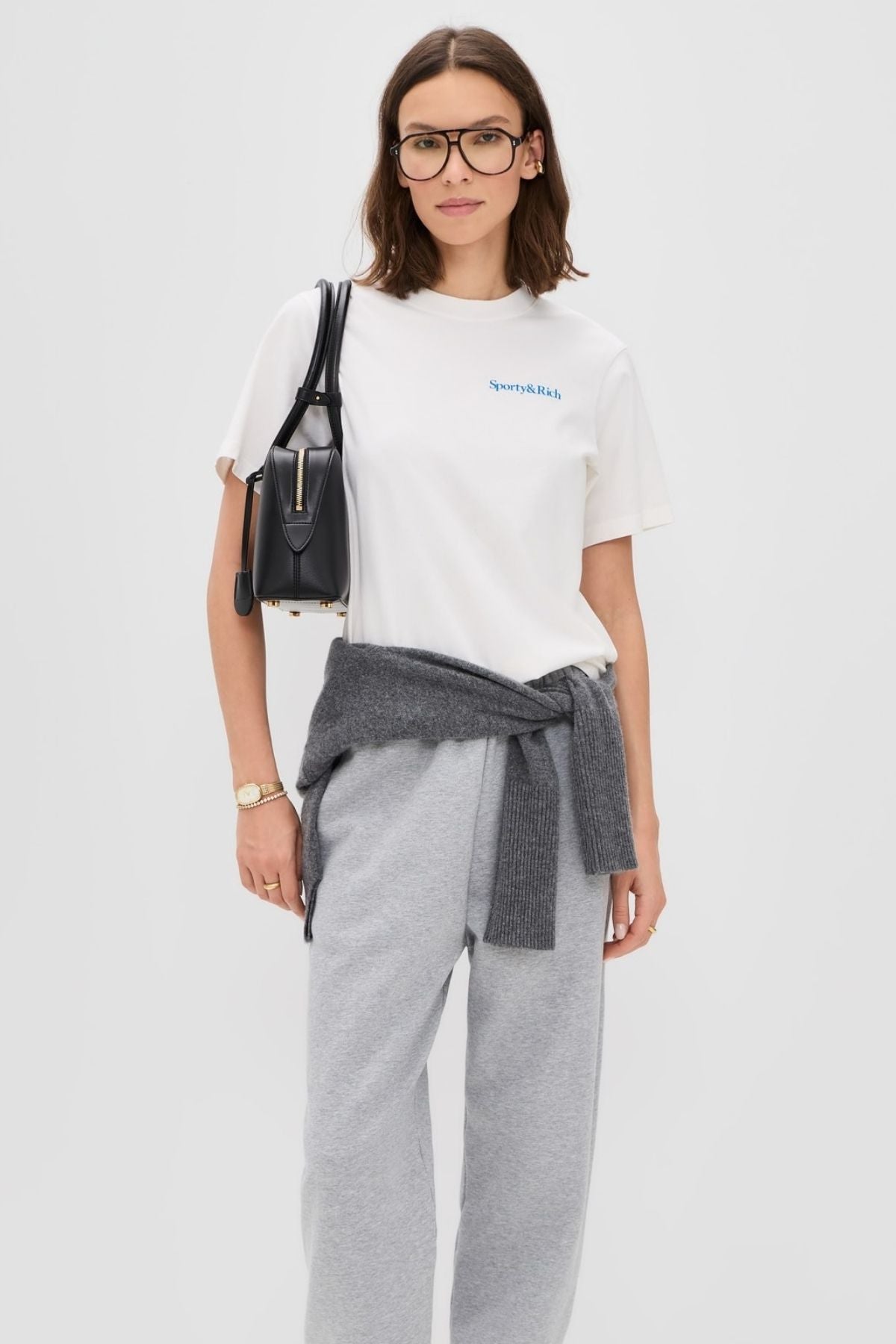 Sporty & Rich Health is Wealth T-Shirt - White