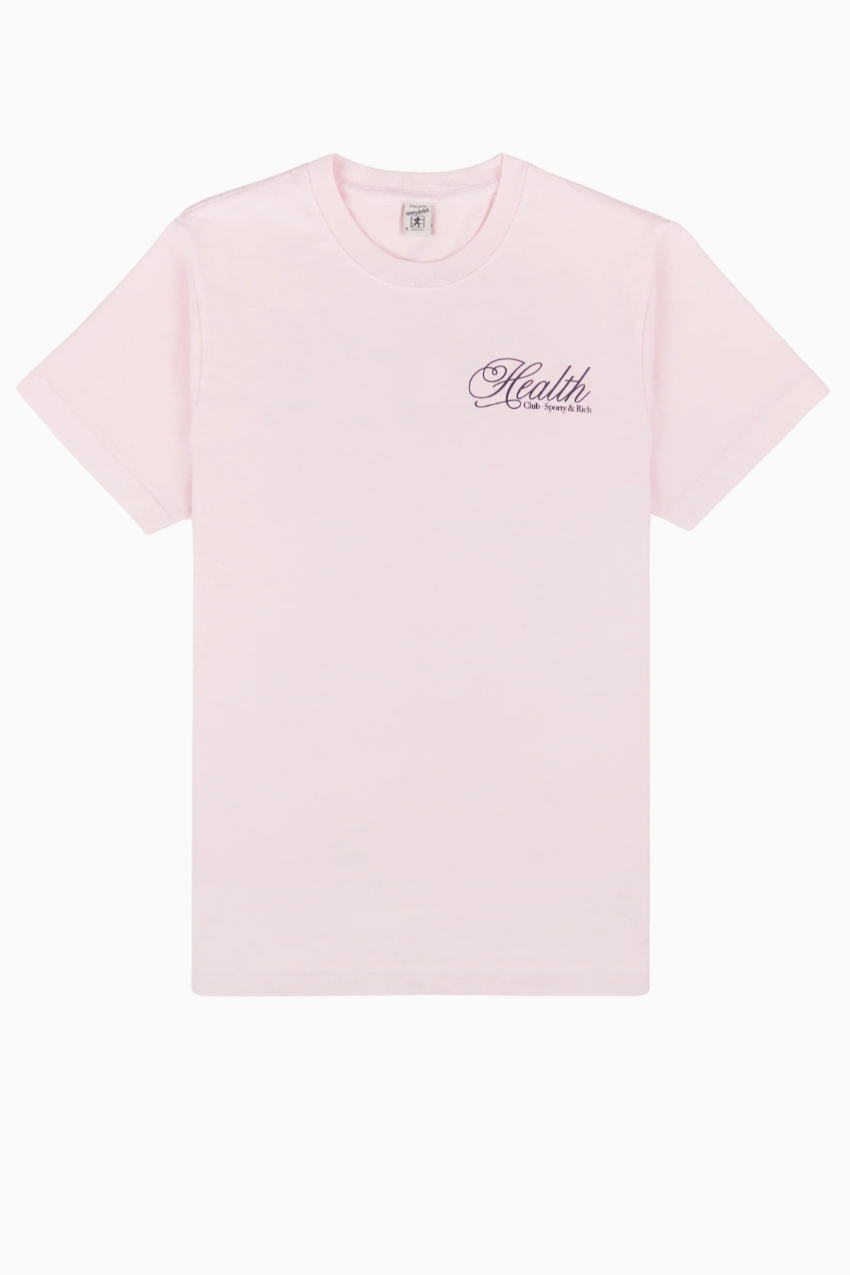 Sporty Rich Health Script T-Shirt Pink Dolphin – GRACE Melbourne