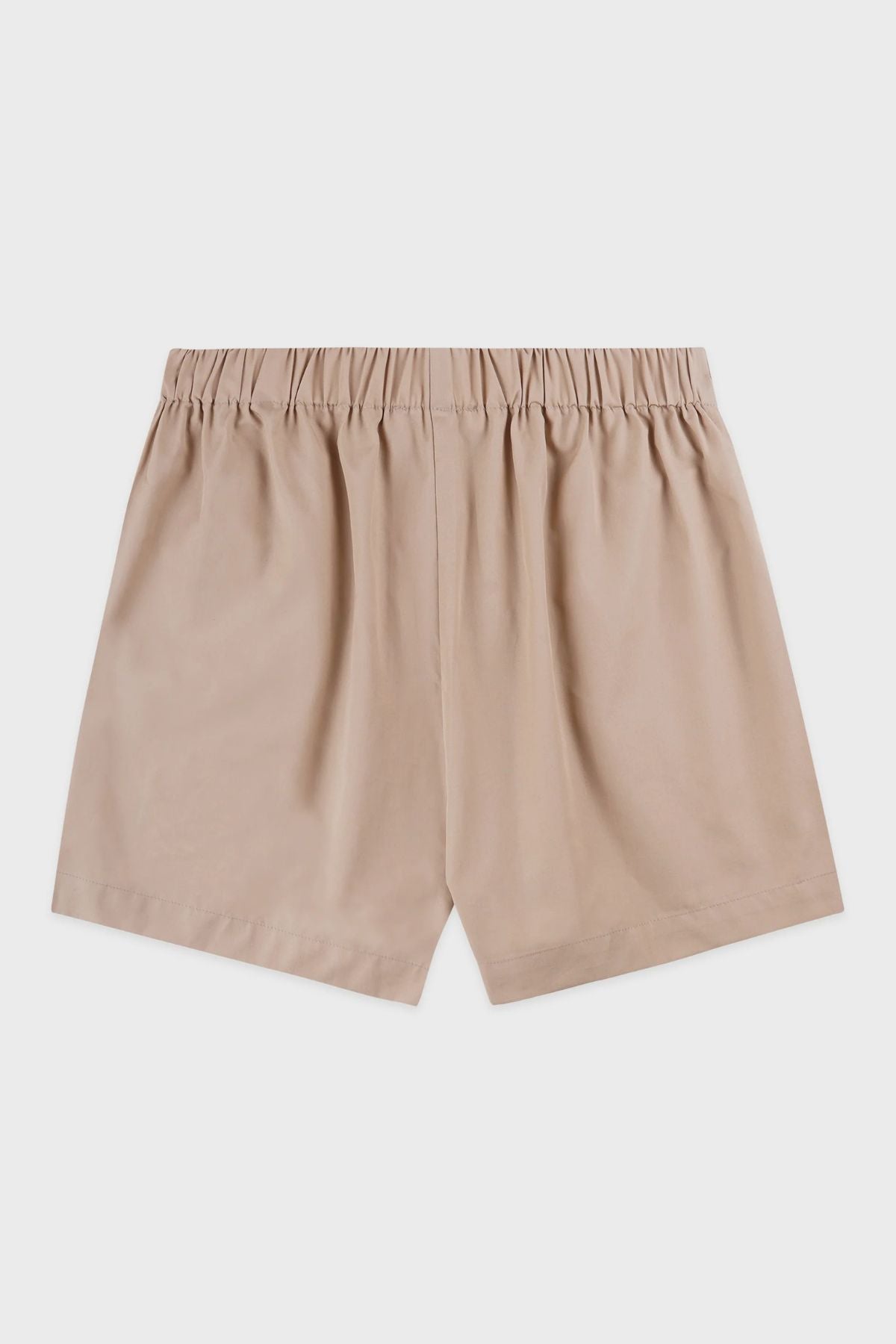 Sporty & Rich H&W Crest Poplin Short - Light tan