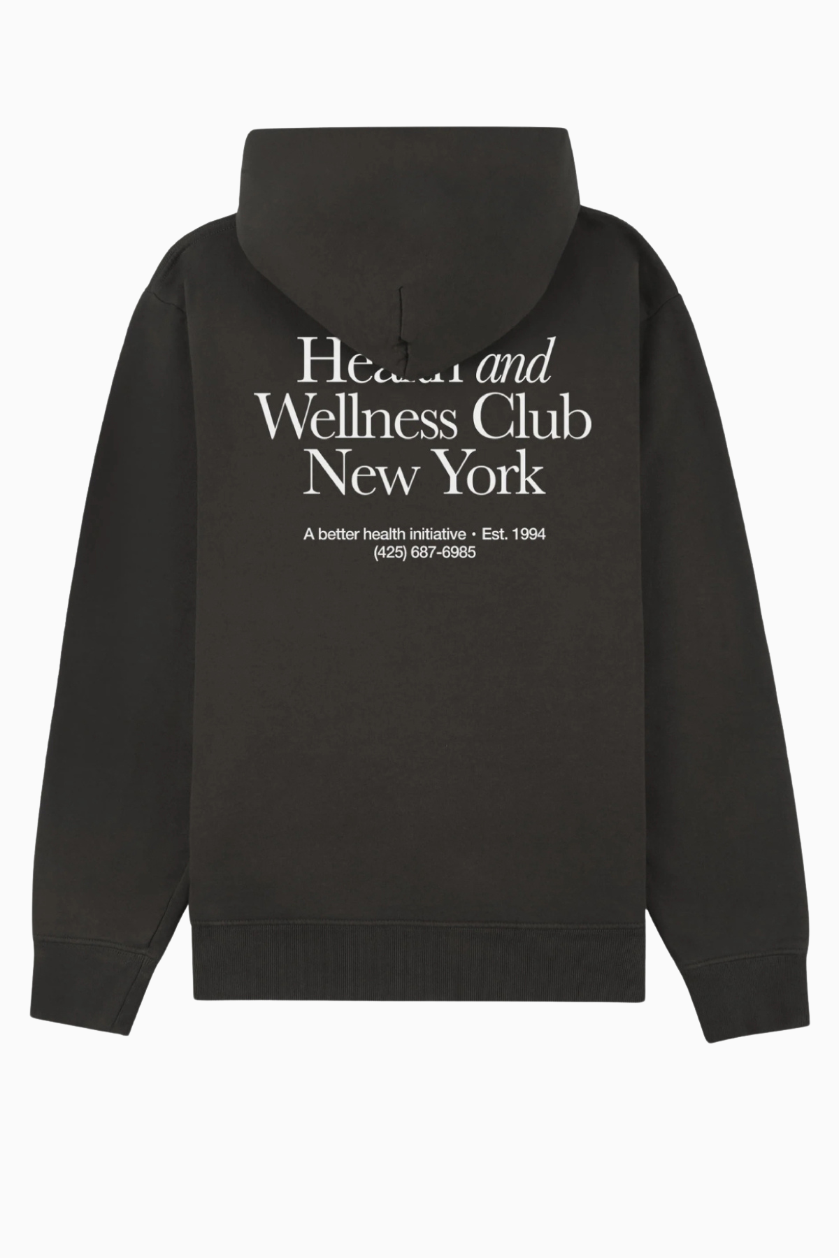 Sporty & Rich HWCNY Hoodie - Faded Black