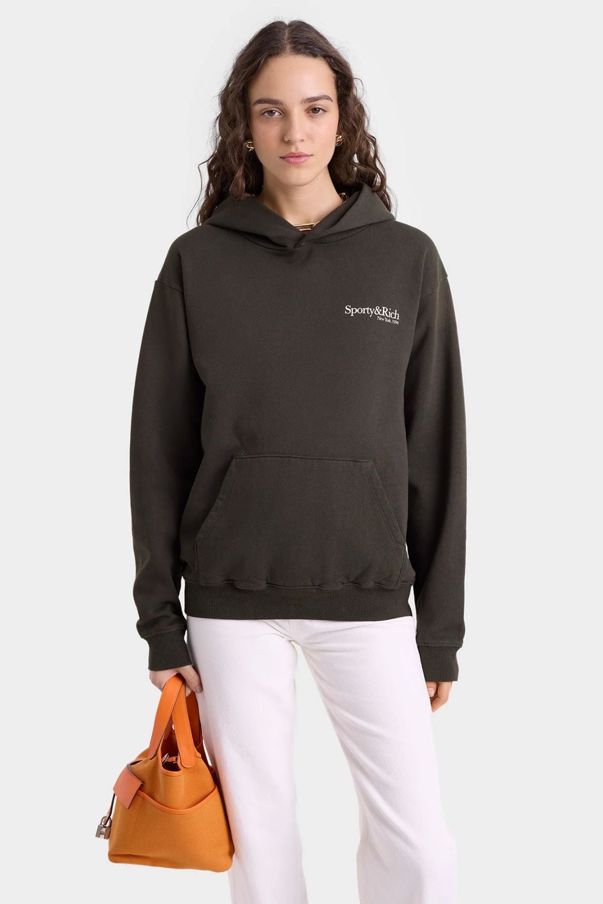 Sporty & Rich HWCNY Hoodie - Faded Black