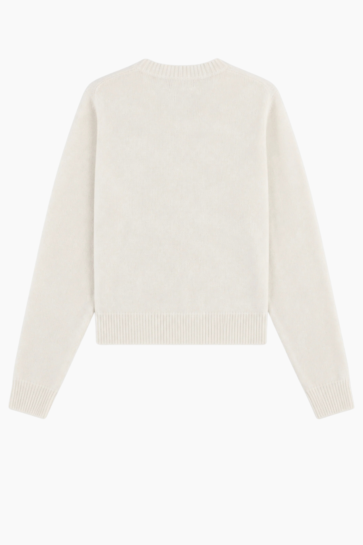 Sporty & Rich Iba S Logo Cashmere Henley - Off White