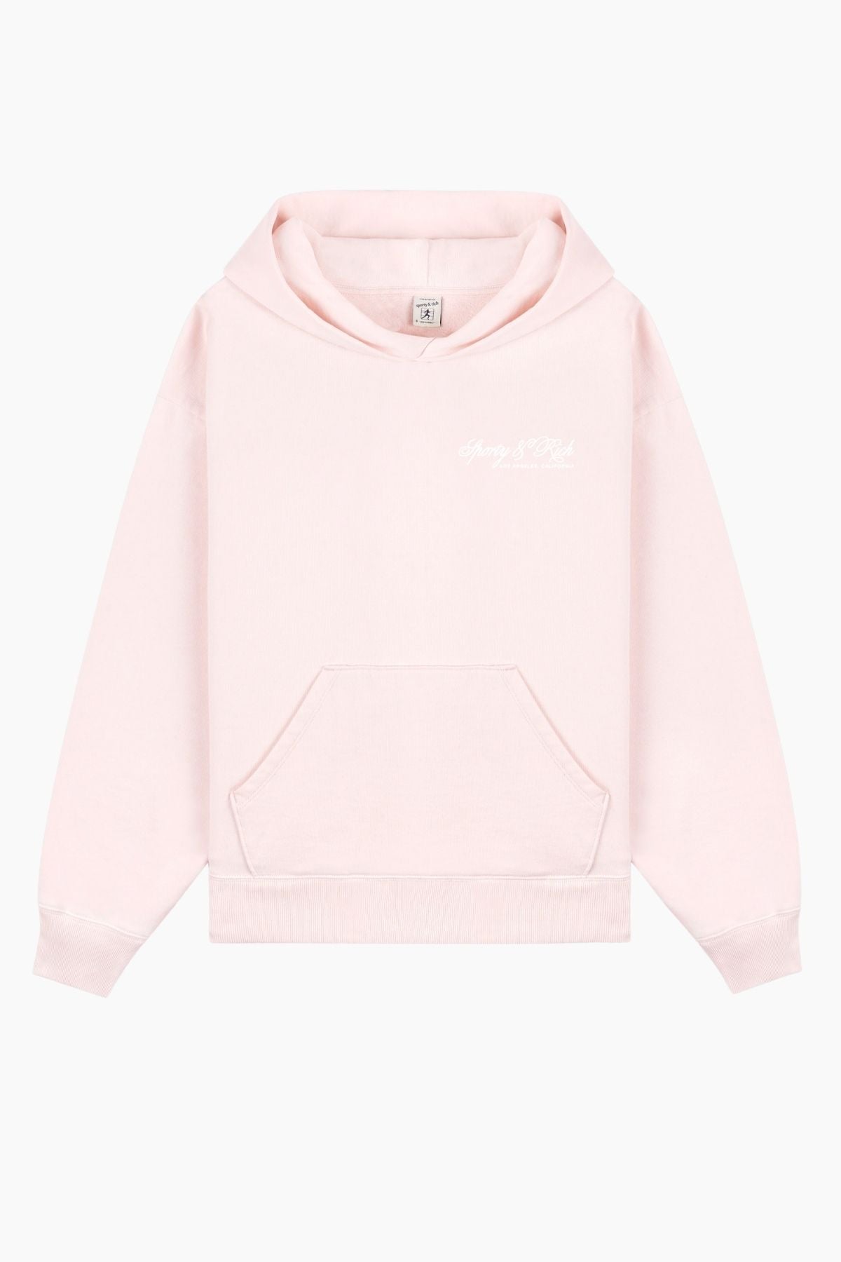 Sporty & Rich International Hoodie - Clear Pink