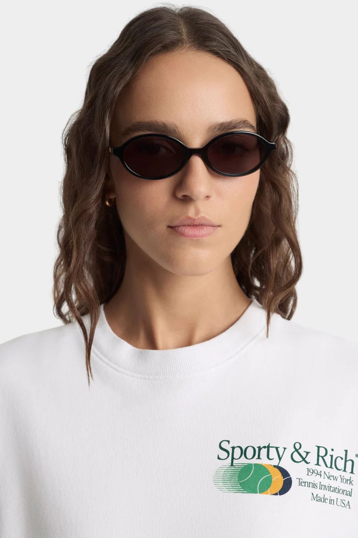Sporty & Rich Invitational Crewneck - White