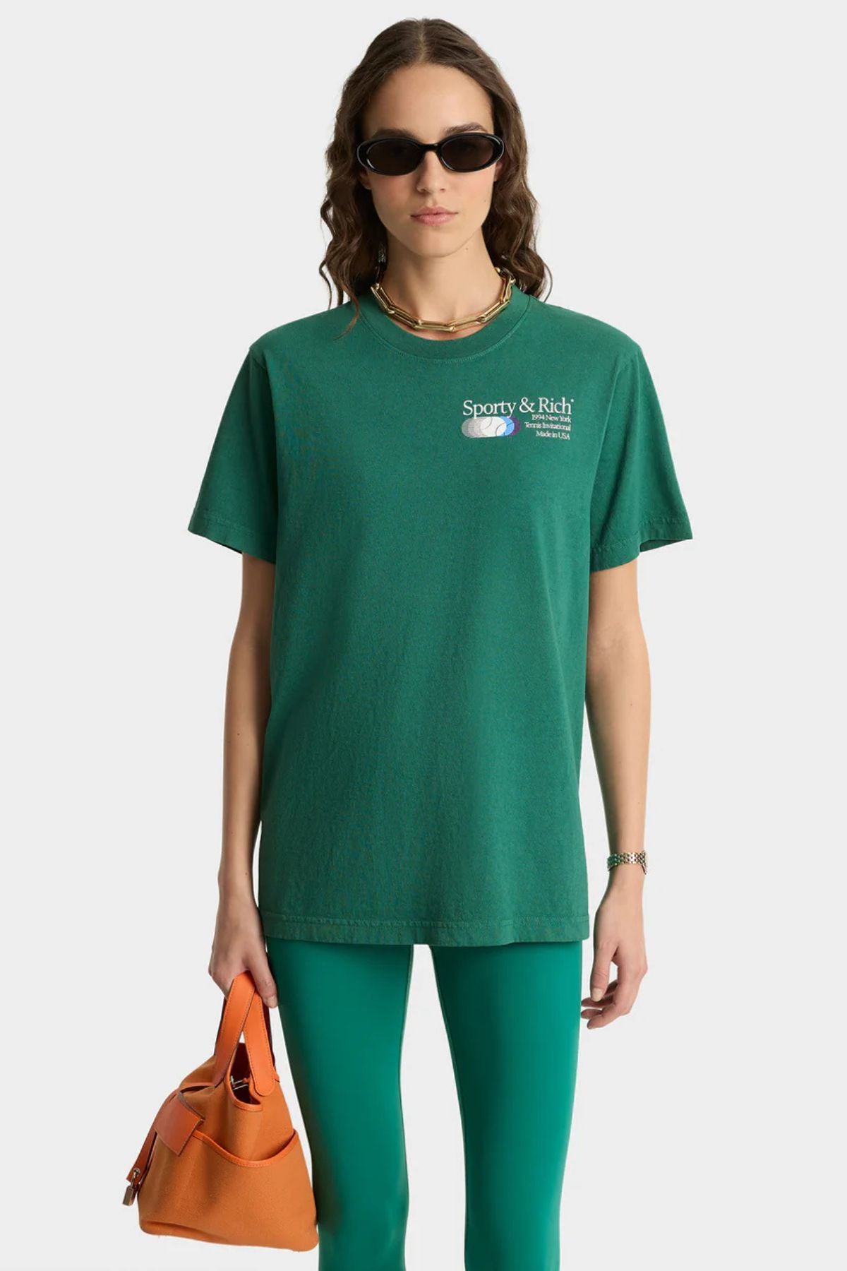 Sporty & Rich Invitational T-Shirt - Alpine
