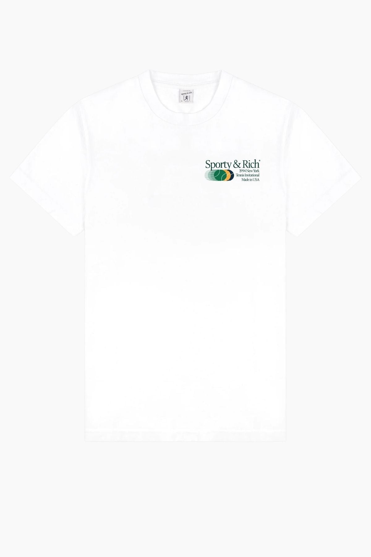 Sporty & Rich Invitational T-Shirt - White/ Forest