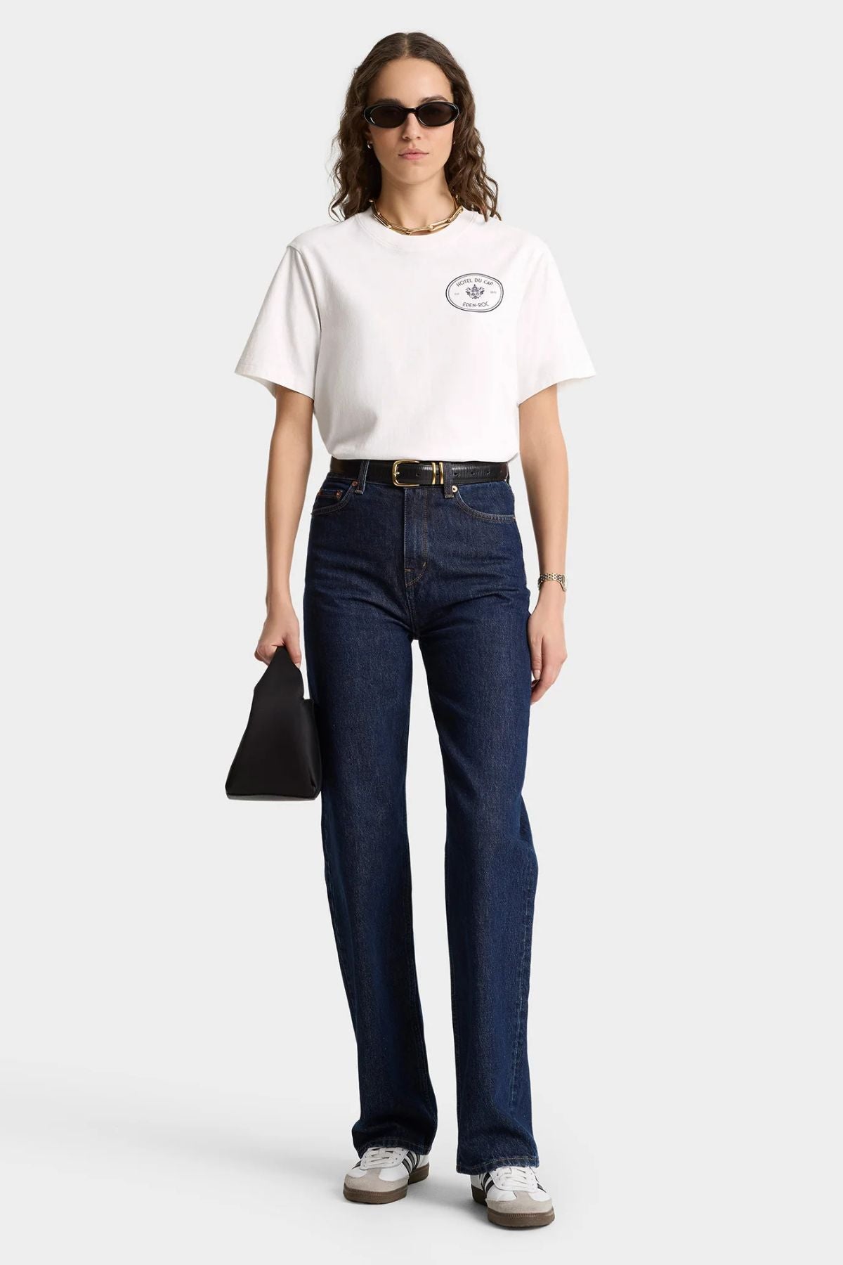 Sporty & Rich Kennedy Crest T-Shirt - White