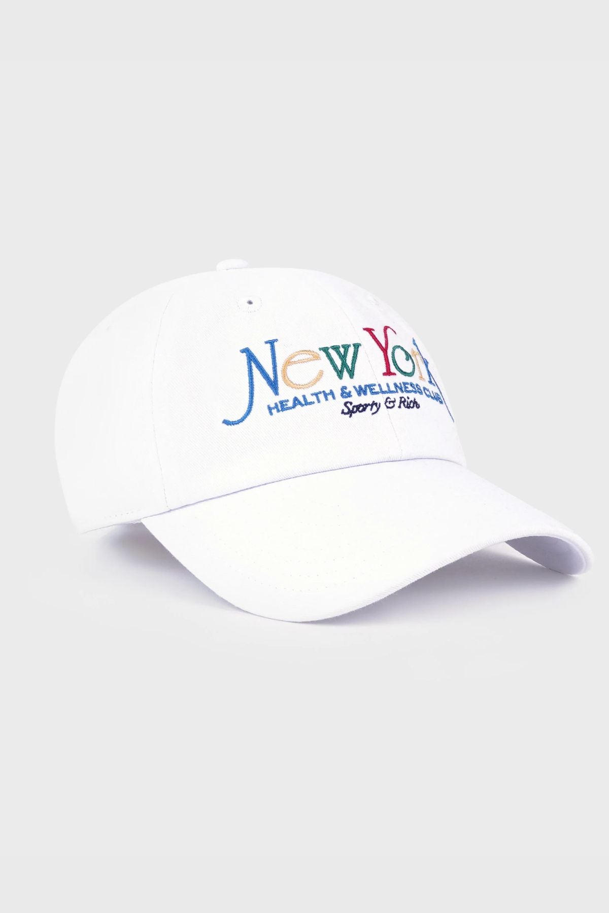 Sporty & Rich NY 94 Hat - White/ Ruby/ Alpine/ Paris Blue