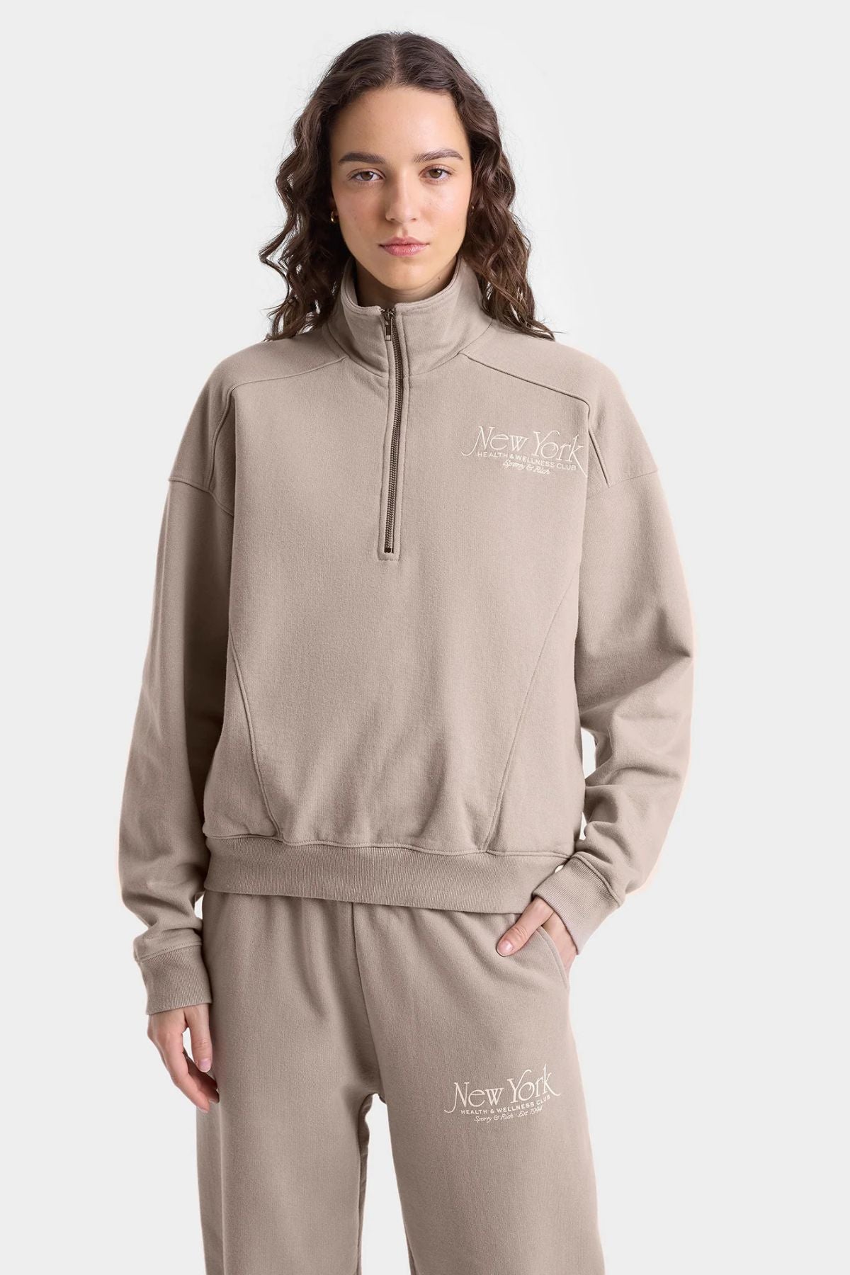 Sporty & Rich NY 94 Sweatpant - Elephant