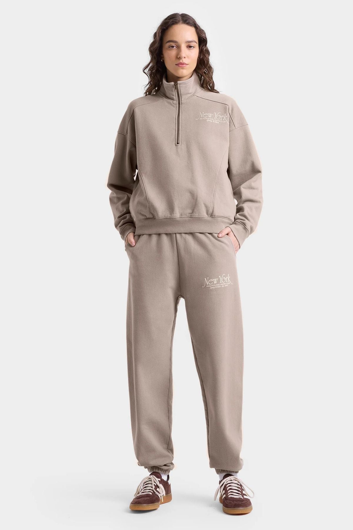 Sporty & Rich NY 94 Sweatpant - Elephant