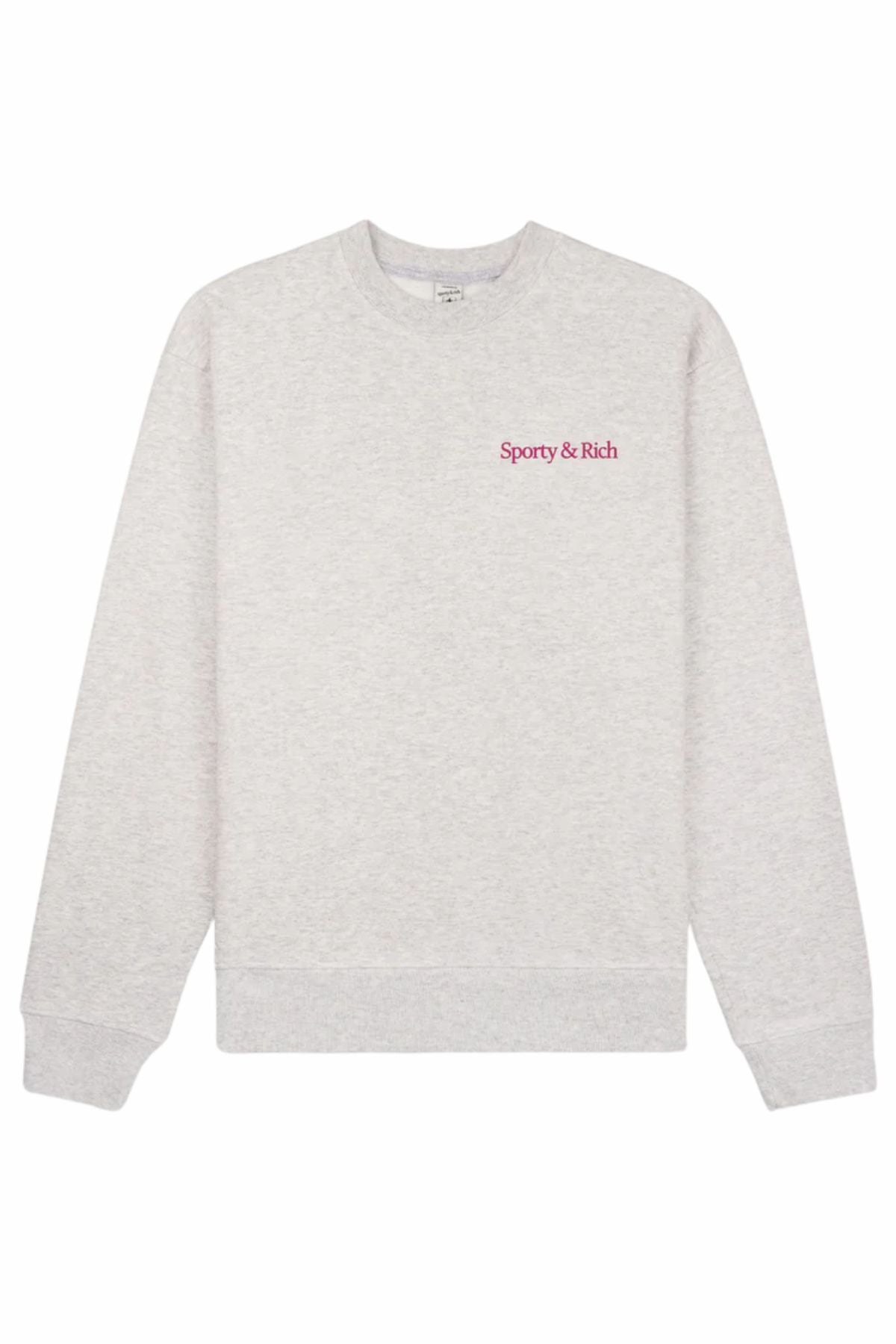 Sporty & Rich NY Motion Crewneck - Heather Grey