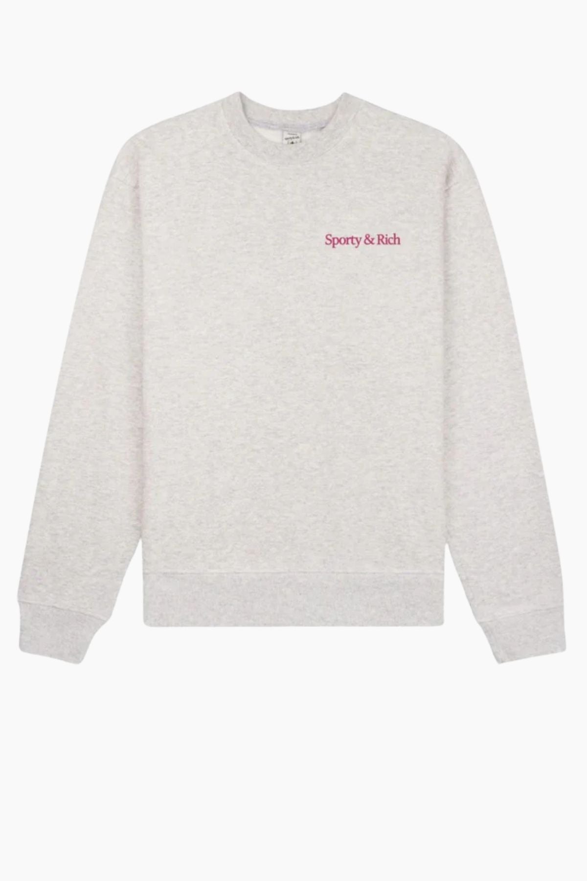 Sporty & Rich NY Motion Crewneck - Heather Grey