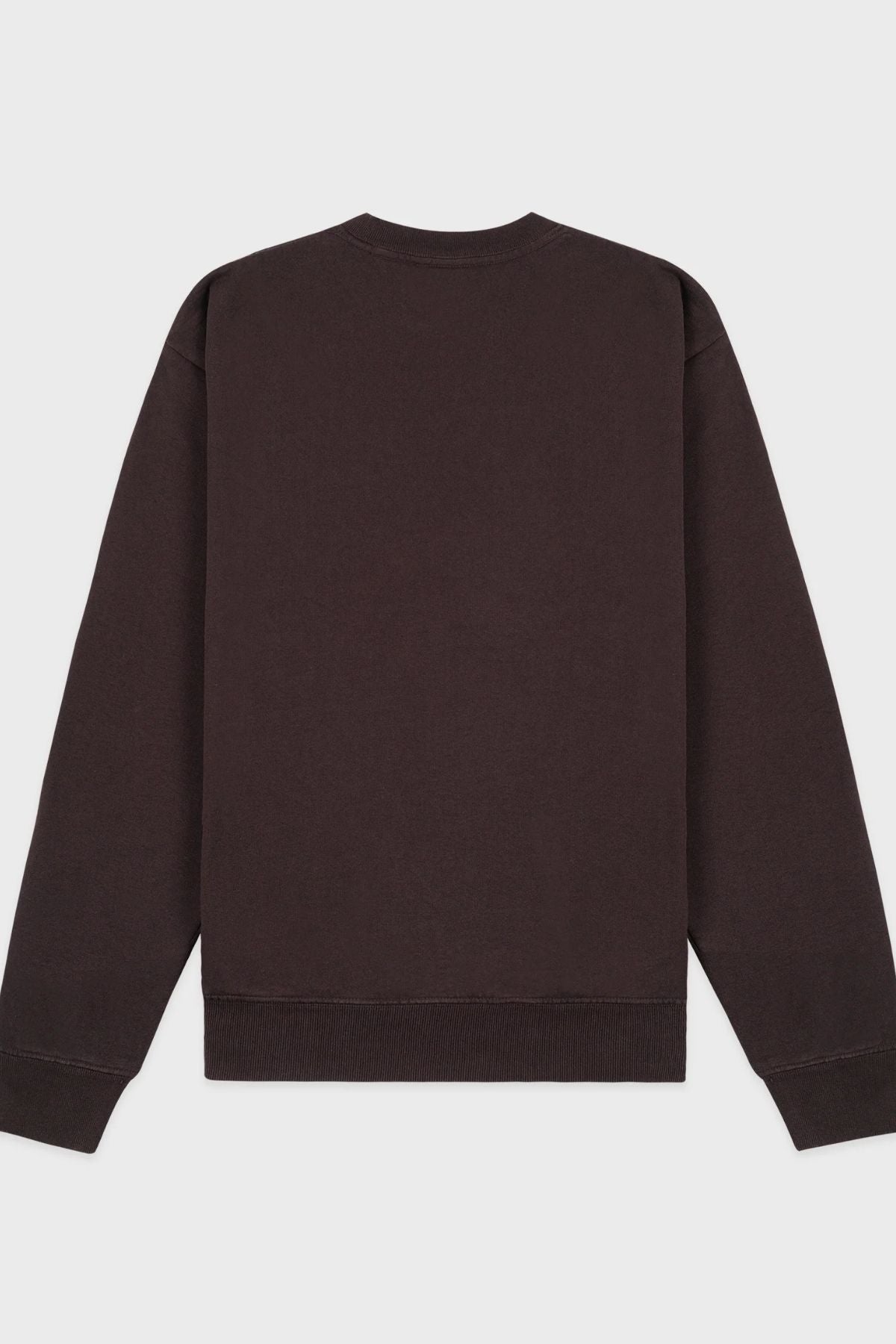 Sporty & Rich Oval Health Sweatshirt - Chocolate/ Cream