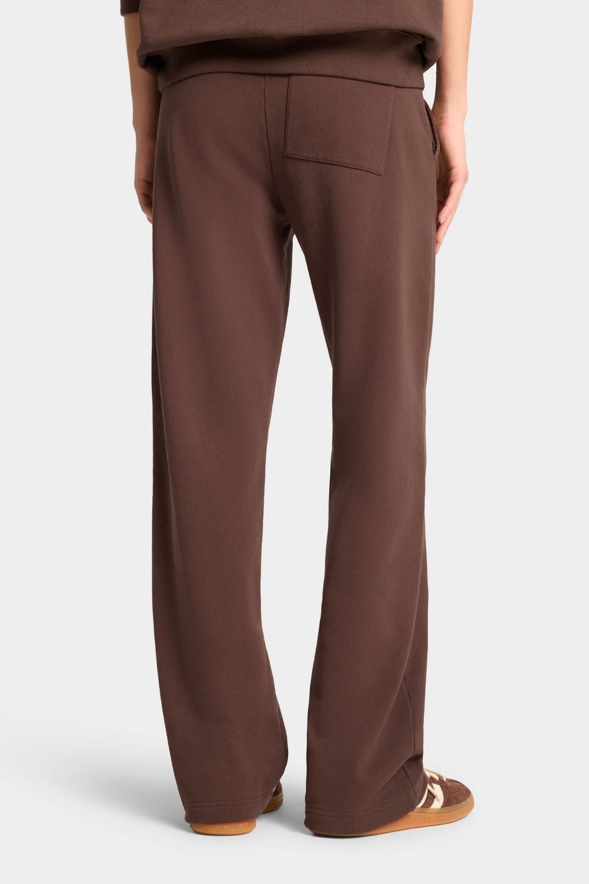 Sporty & Rich Oval Health Sweatpant - Chocolate/ Cream