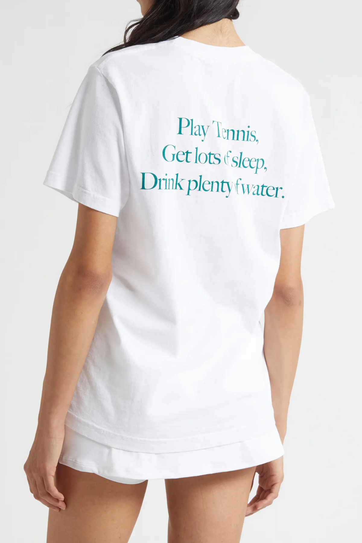 Sporty & Rich Play Tennis T-Shirt - White