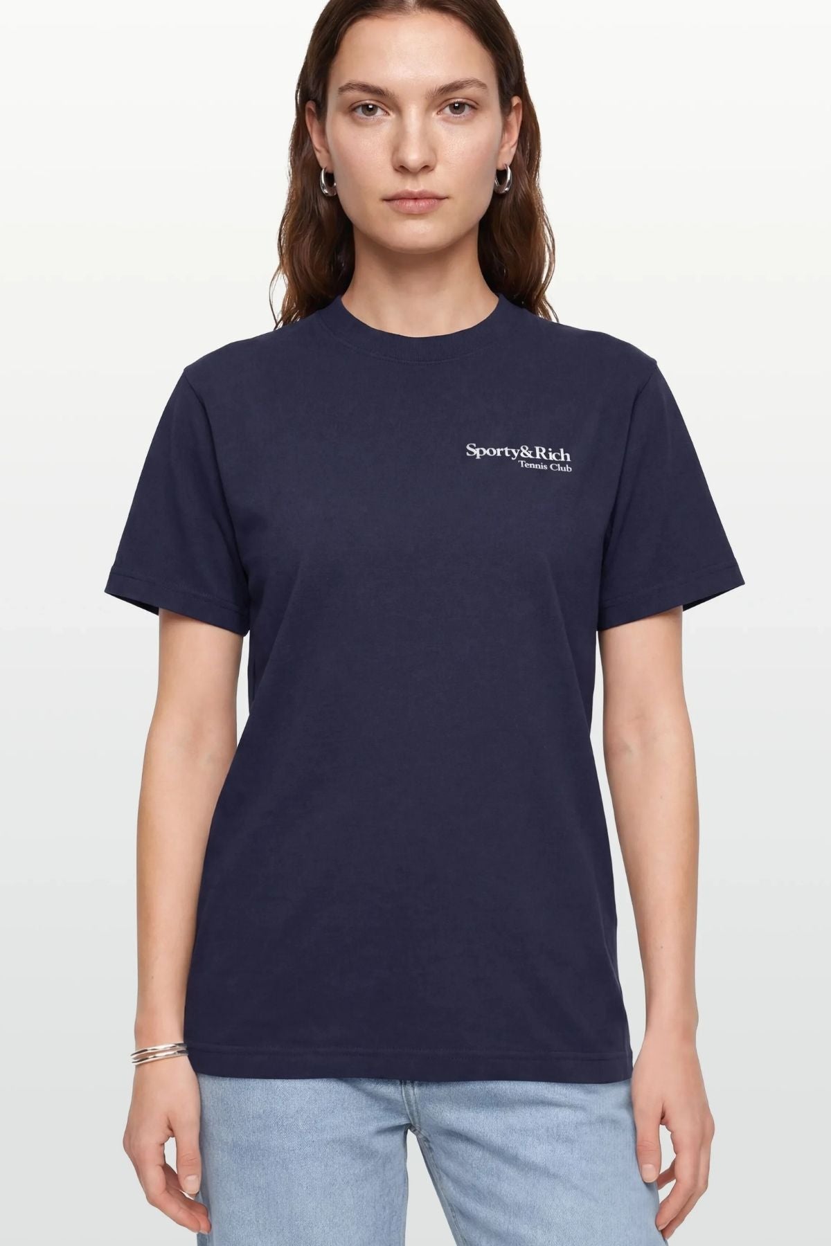 Sporty & Rich Play Tennis T-Shirt - Dark Navy