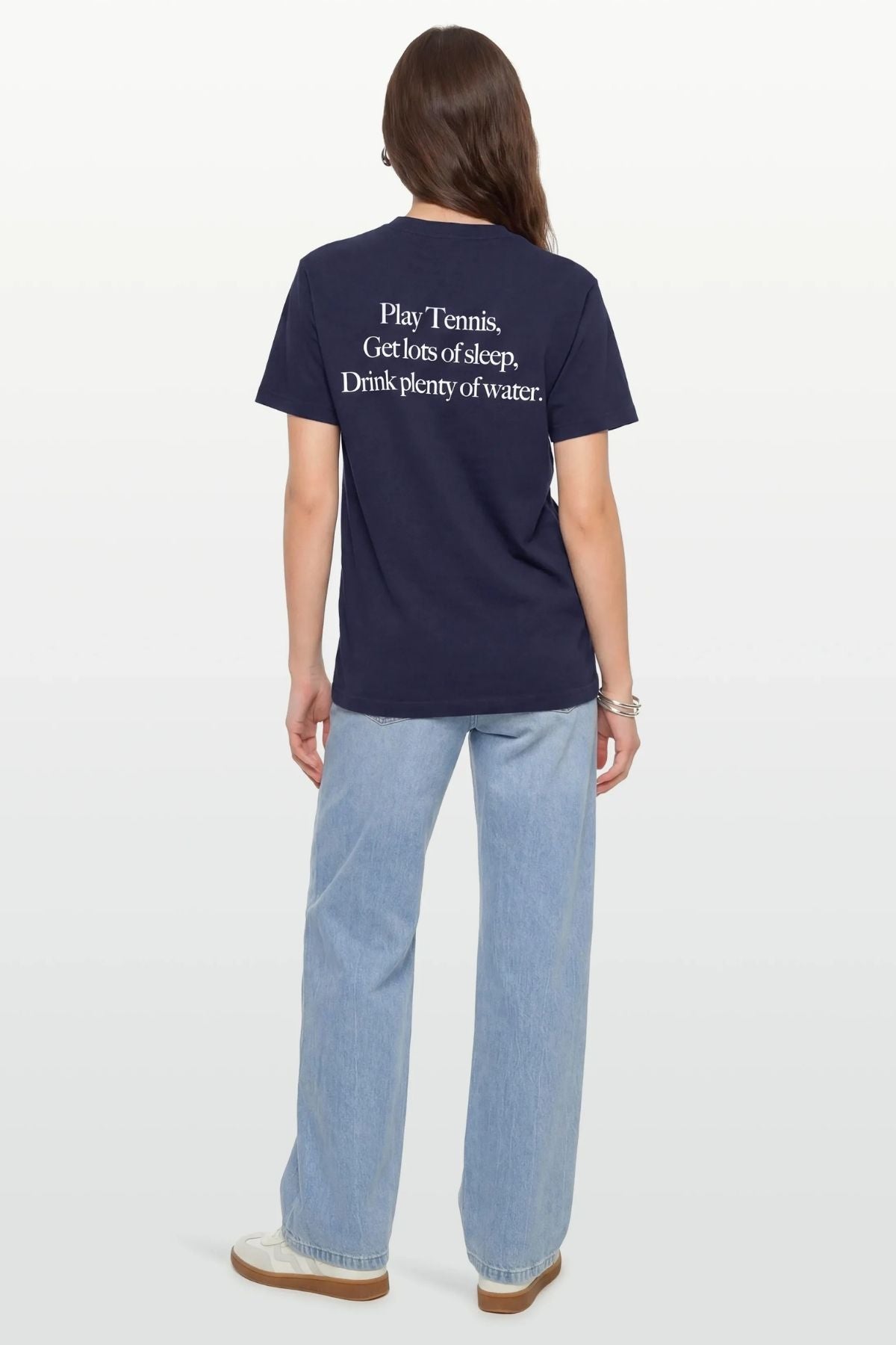 Sporty & Rich Play Tennis T-Shirt - Dark Navy