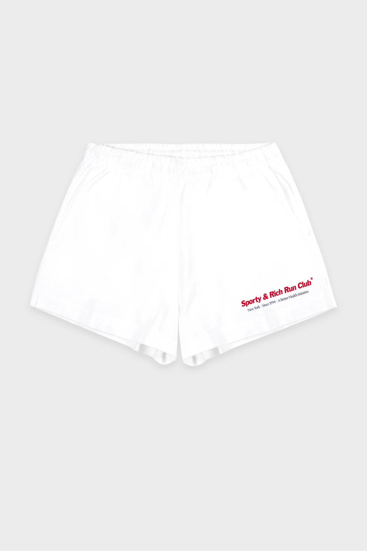 Sporty & Rich Run Club Disco Short - White