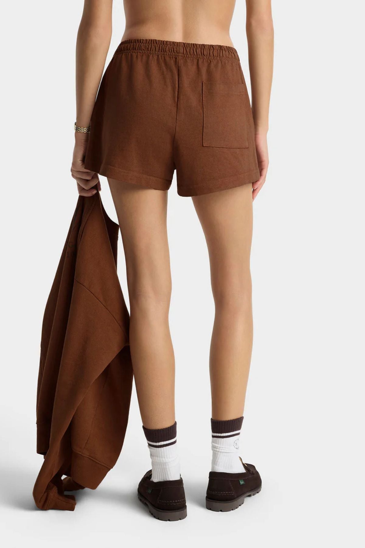 Sporty & Rich Soho Disco Short - Pecan