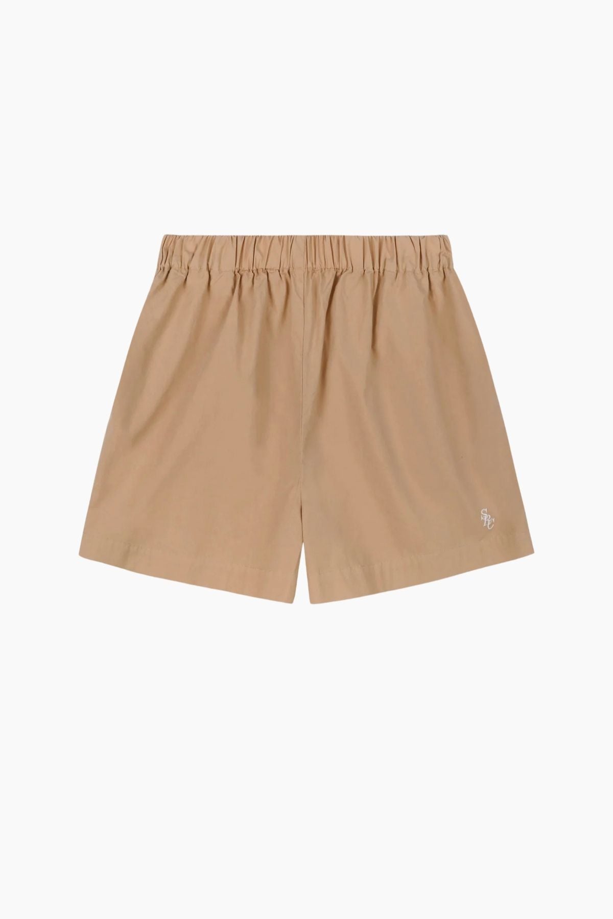 Sporty & Rich SRC Boxer Short - British Tan/ White