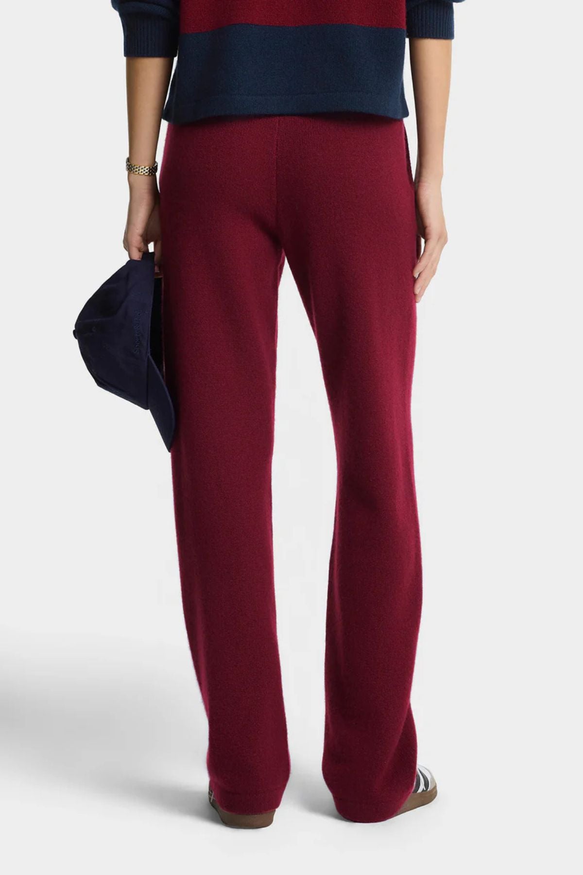 Sporty & Rich SRC Cashmere Trousers - Merlot