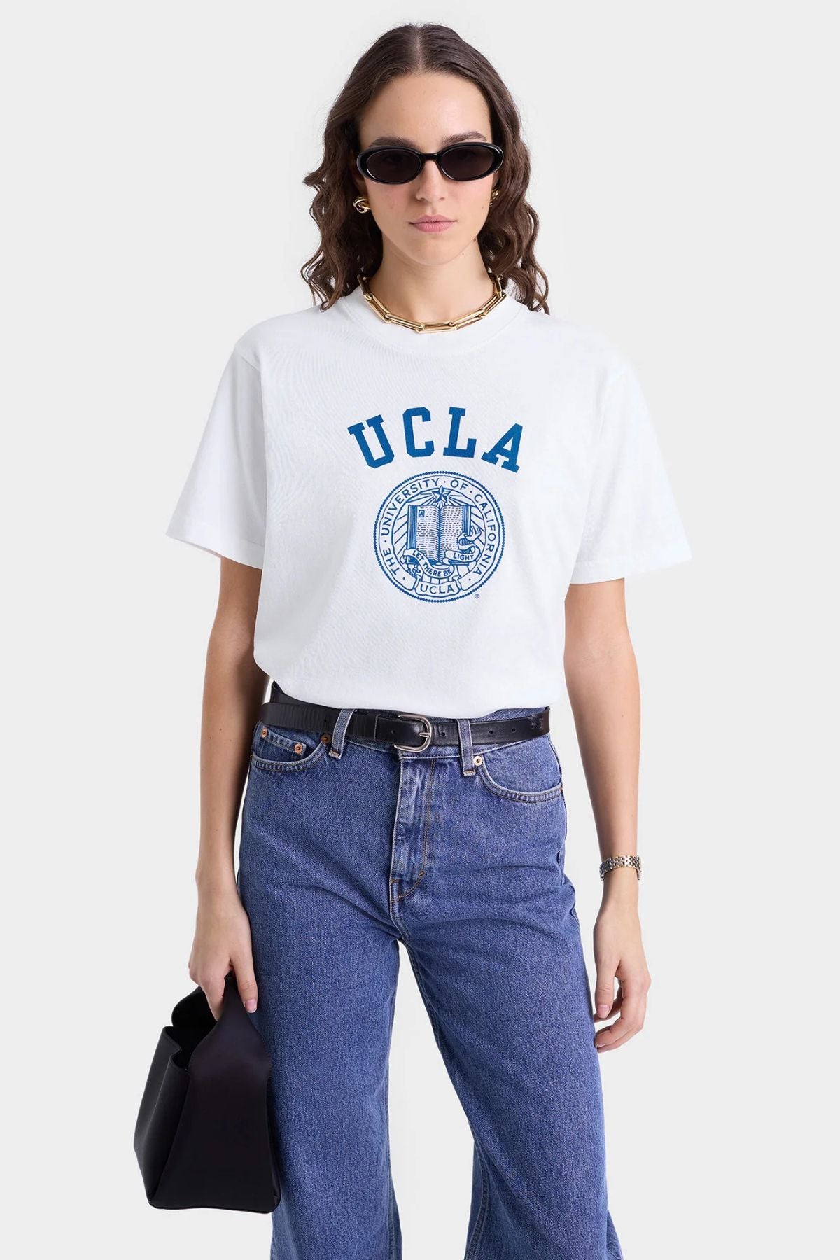 Sporty & Rich UCLA Crest T-Shirt - White