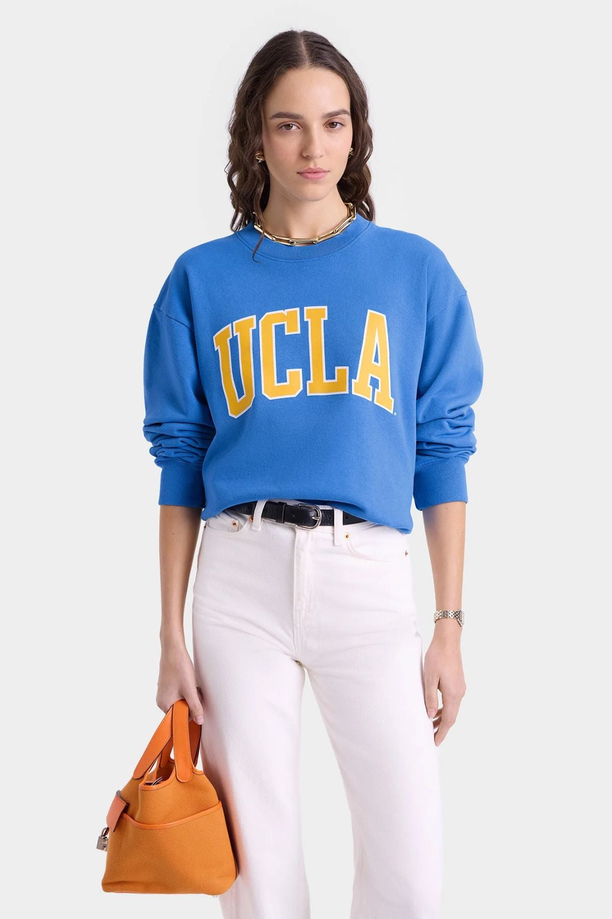 Sporty & Rich UCLA Ivy Crewneck - Bruin Blue