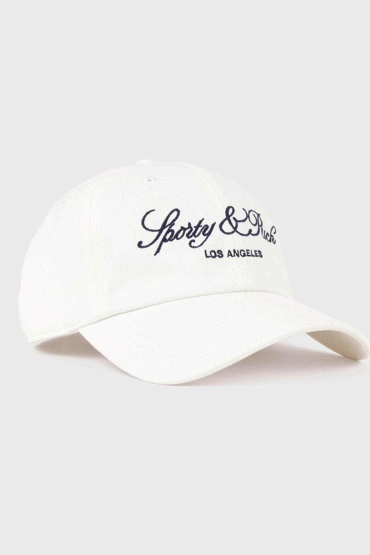 Sporty & Rich Vendome LA Cap - Ecru/ Navy