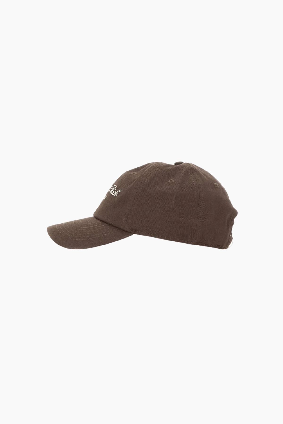 Sporty & Rich Vendome Script Baseball Cap - Chocolate