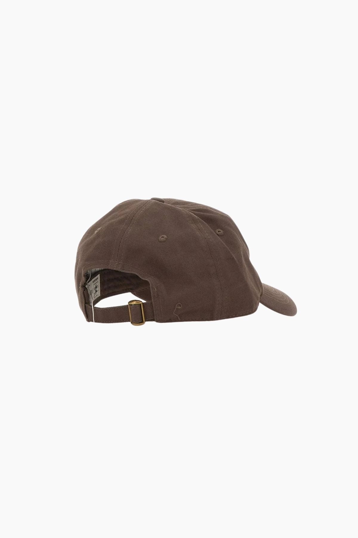 Sporty & Rich Vendome Script Baseball Cap - Chocolate