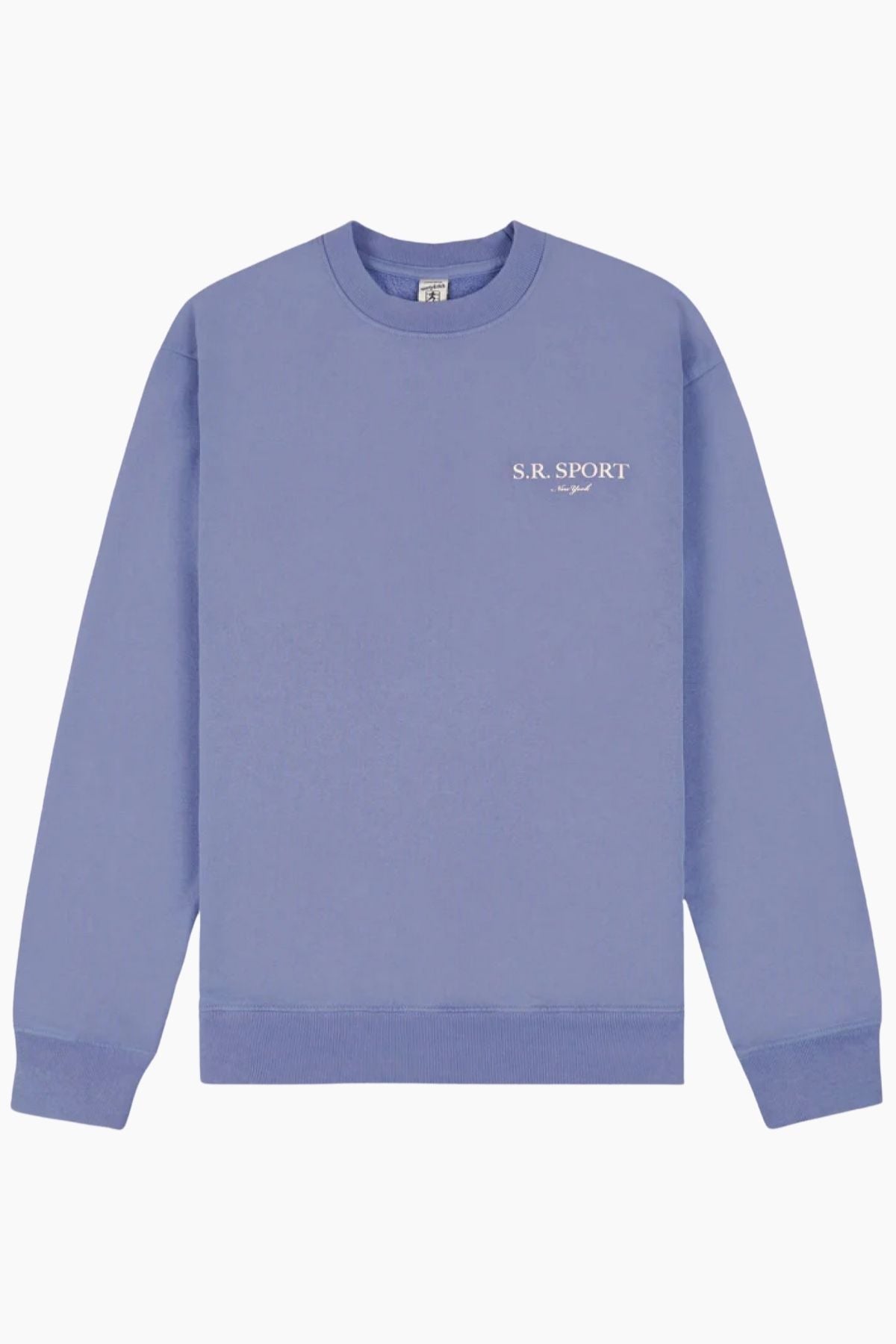 SPORTY&RICH スポーティアンドリッチ WIMBLEDON CREWNECK プリントスウェットトレーナー  ブラック XS ITNVSBFZ7WBA Sporty & Rich Wimbledon Crewneck - Colony Blue/ Cream