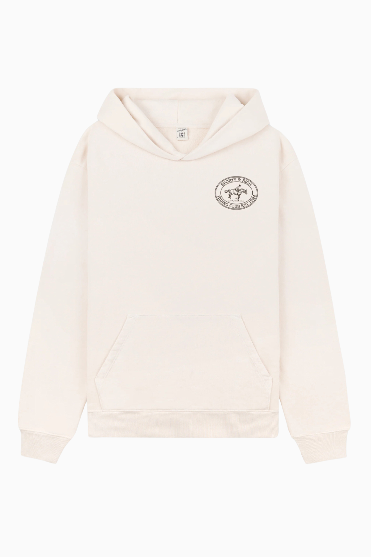 Sporty & Rich Riding Club Hoodie - Cream