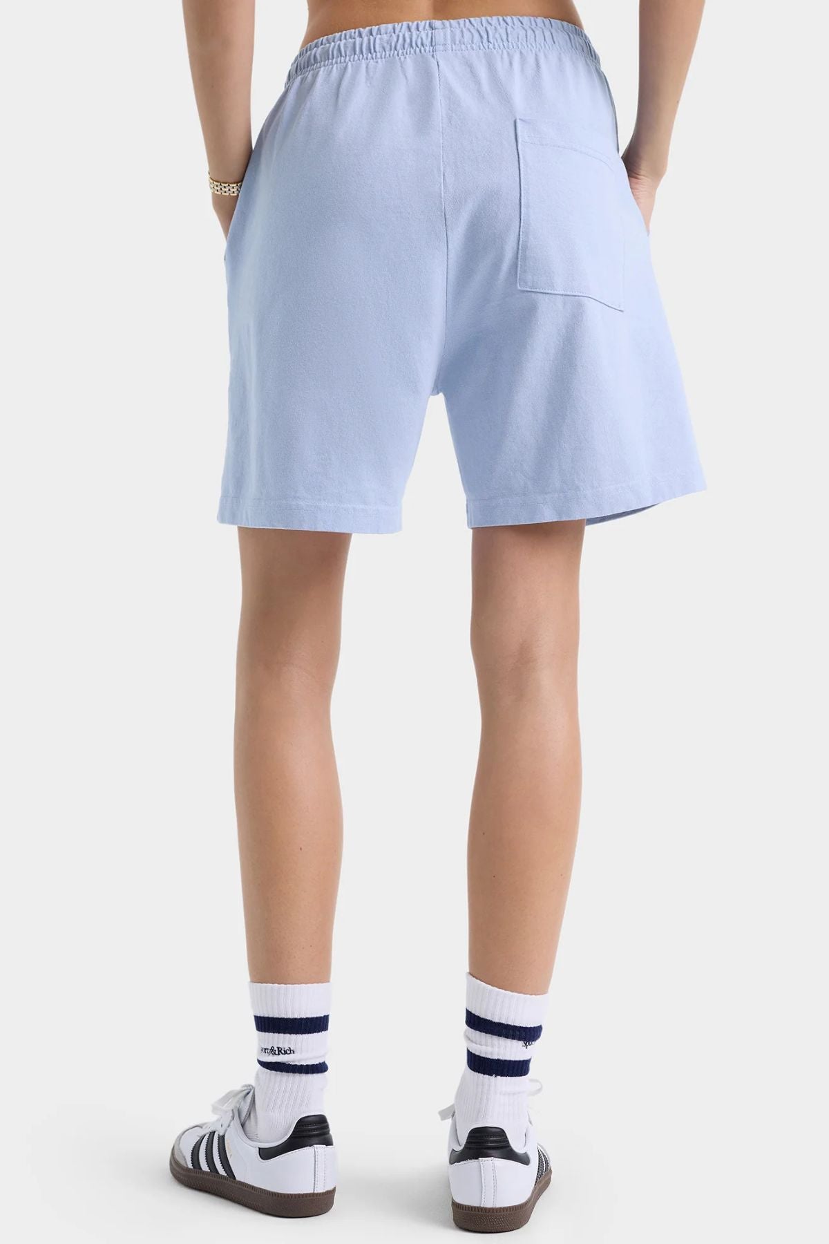 Sporty & Rich SR Sport Gym Short - Washed Hydrangea