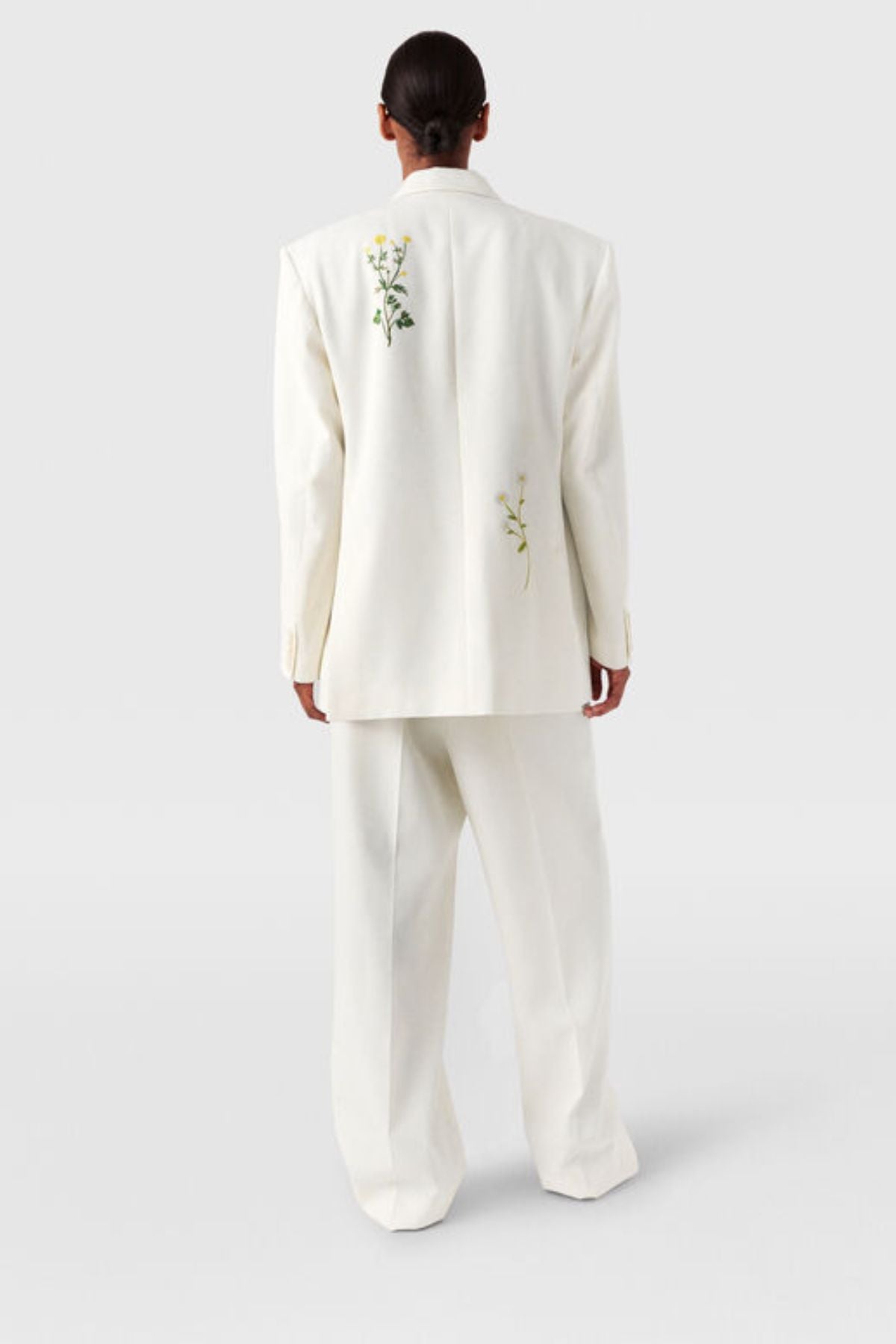 Stella McCartney Floral Trousers - Cream