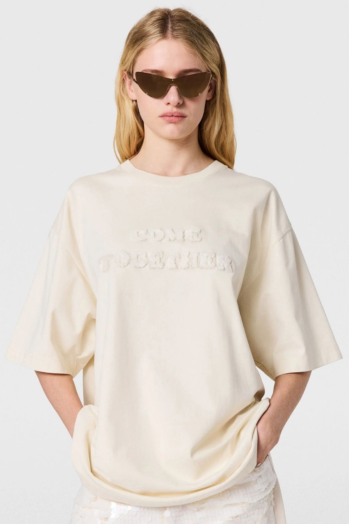 Stella McCartney Come Together T-Shirt - Cream