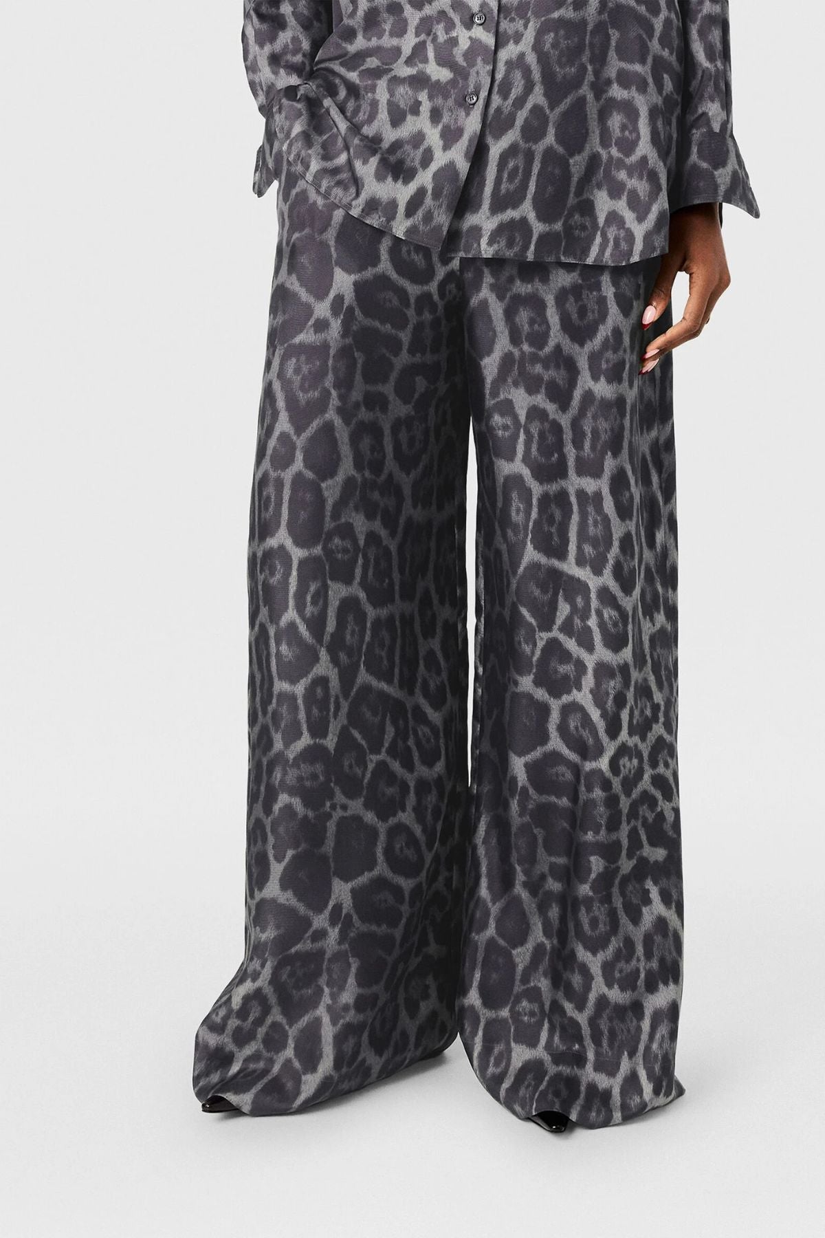 Stella McCartney Leopard Pants - Ash Grey