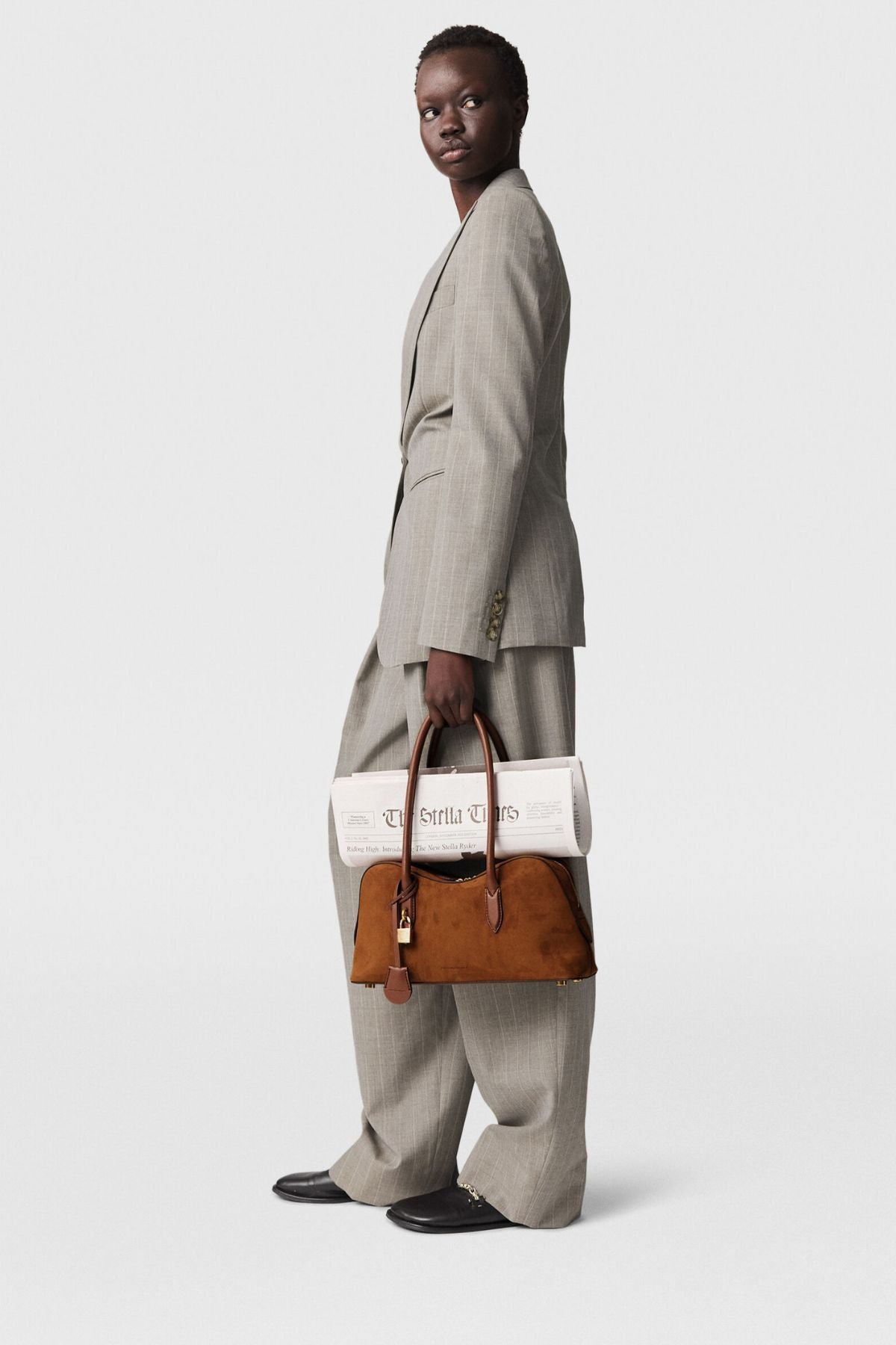 Stella McCartney Melange Stripe Blazer - Stone